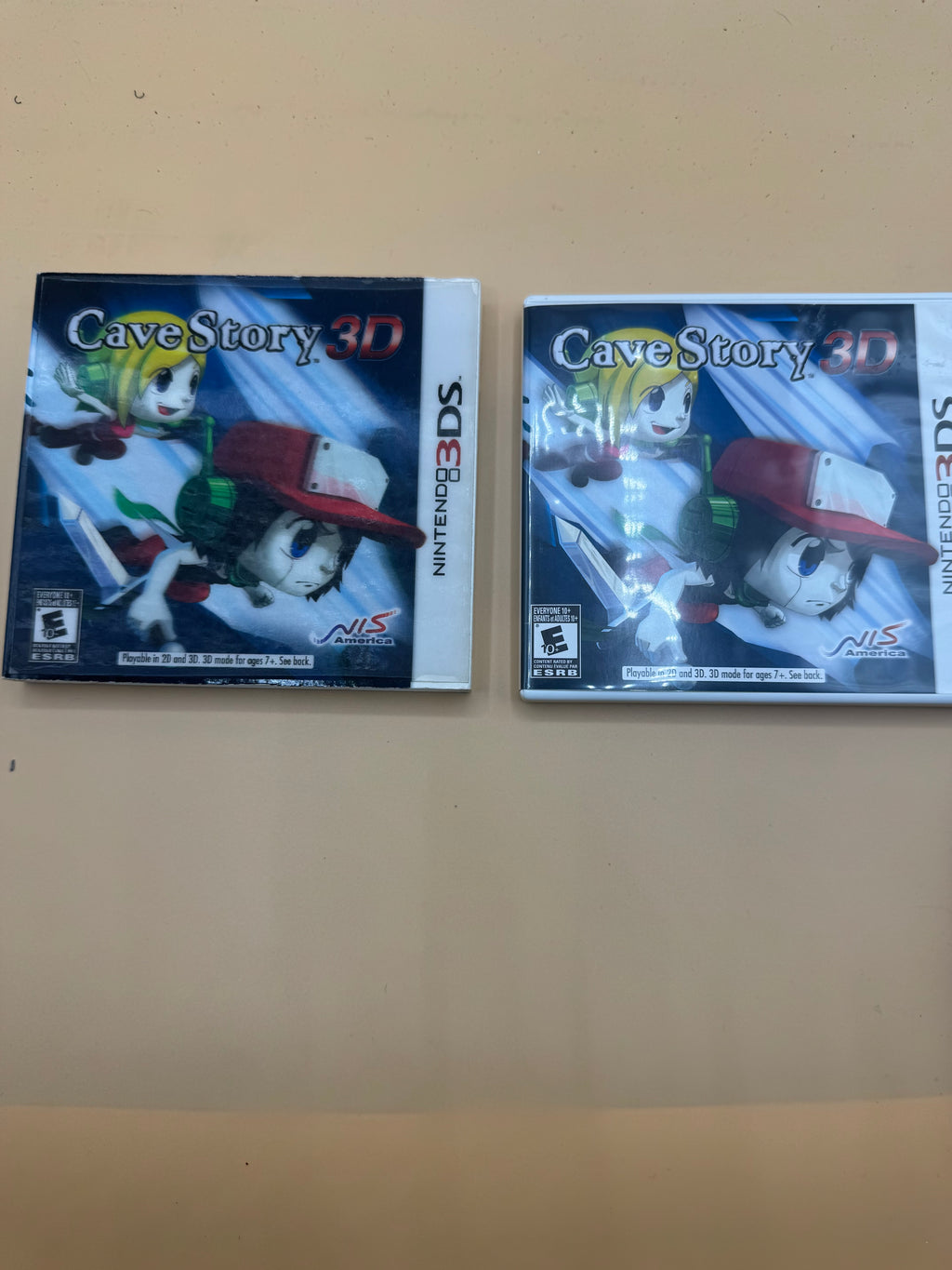 Cave Story 3D CiB w/ Original Lenticular Sleeve Cover