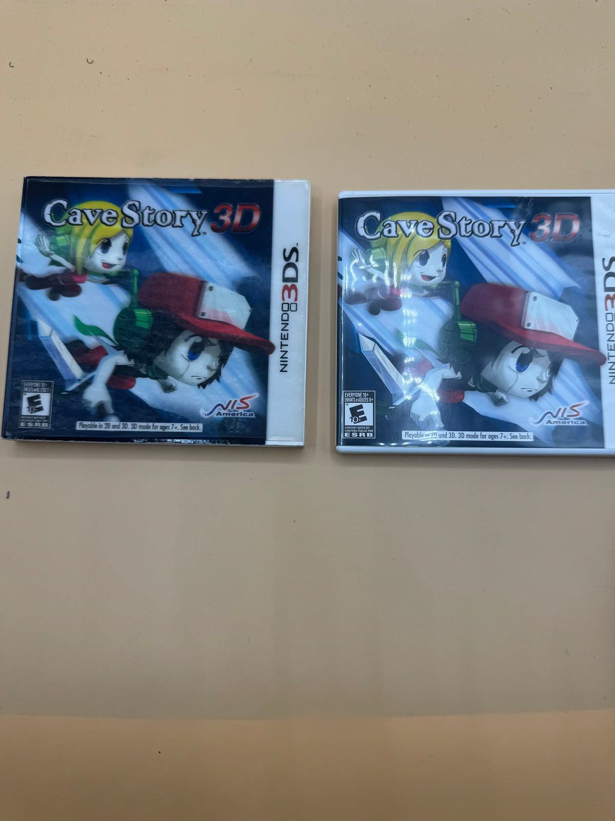 Cave Story 3D CiB w/ Original Lenticular Sleeve Cover
