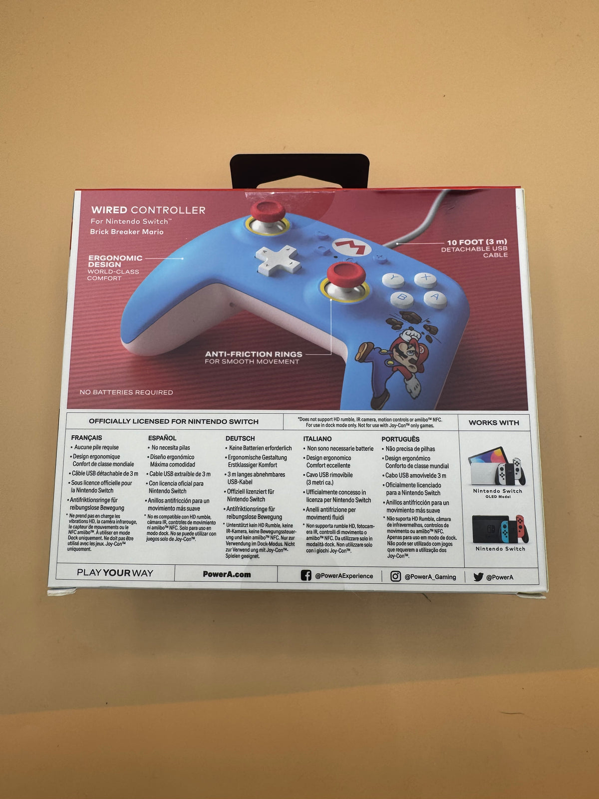 PowerA Wired Controller for Nintendo Switch (Super Mario Bros. Edition)