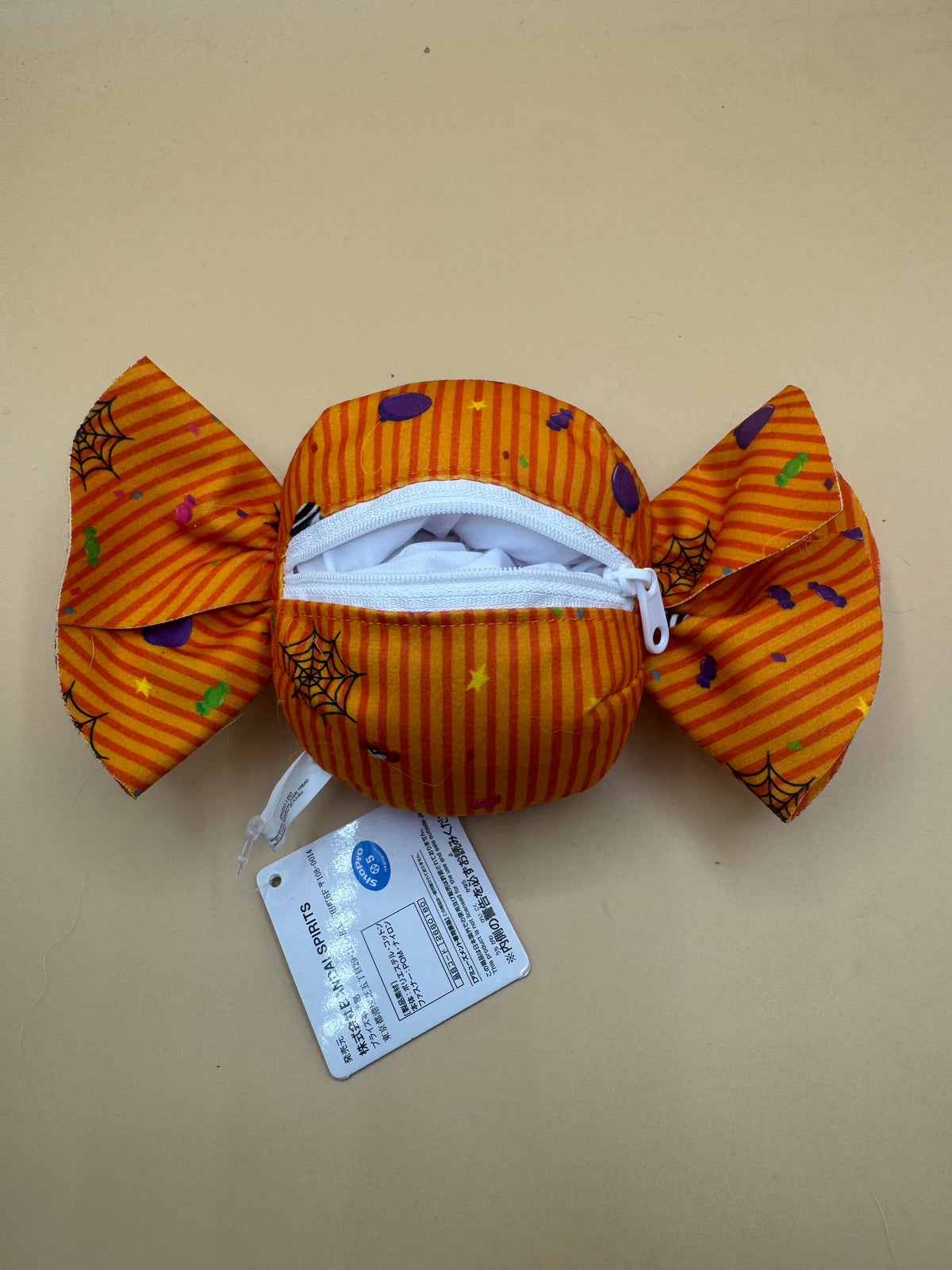 Pokémon Orange Candy-Shaped Plush Pouch (Pokémon Halloween Series)