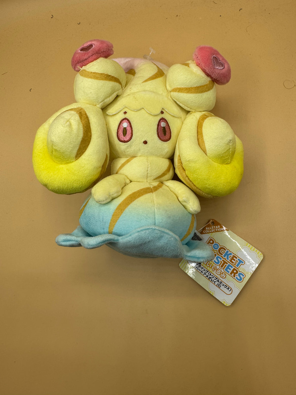 San-Ei Pokémon “Alcremie” Triple Mix (Heart Candy) Pokemon All Star Collection Plush