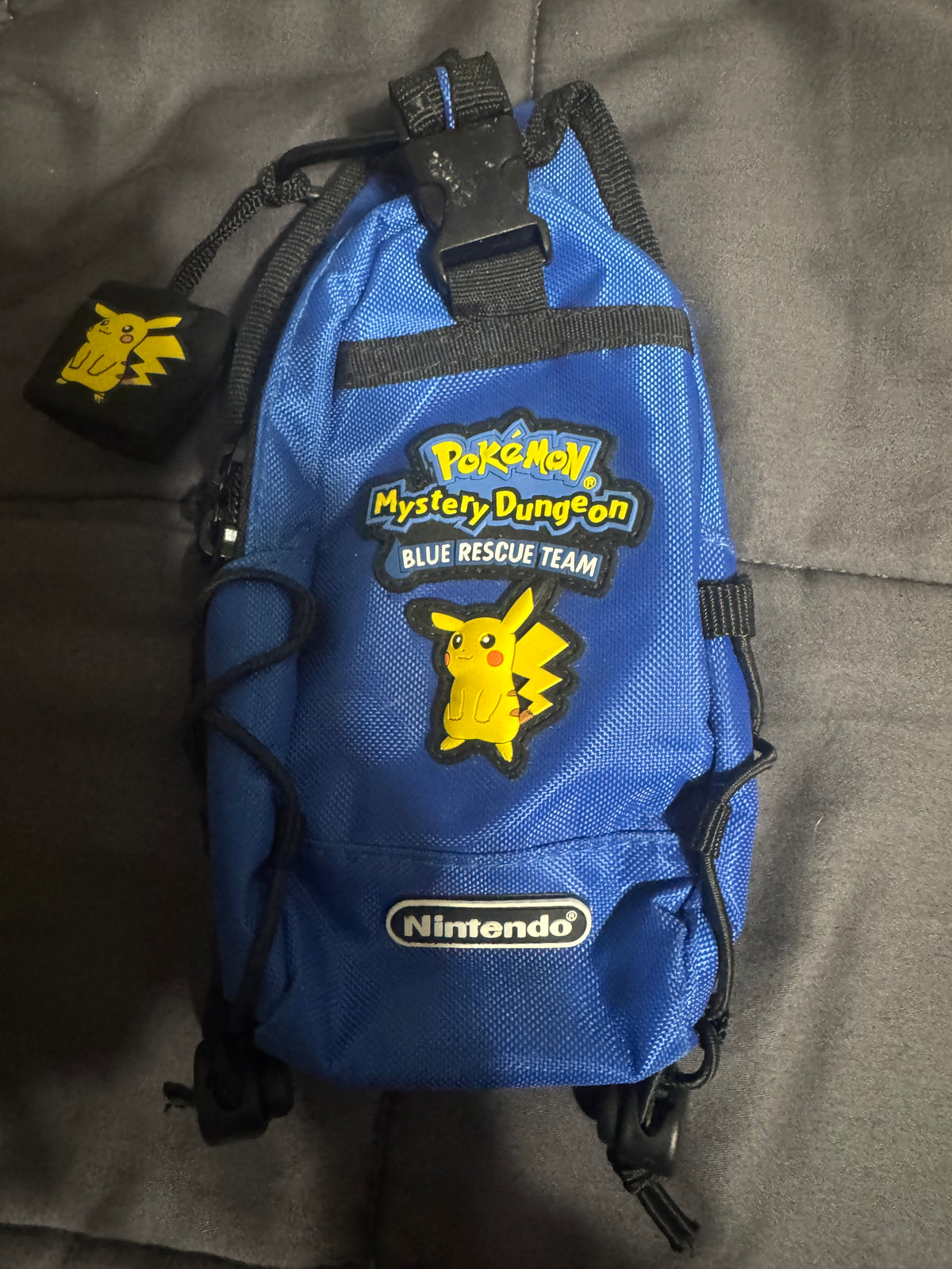 Vintage Nintendo Pokémon Mystery Dungeon: Blue Rescue Team "Switch N Carry" Sling Bag