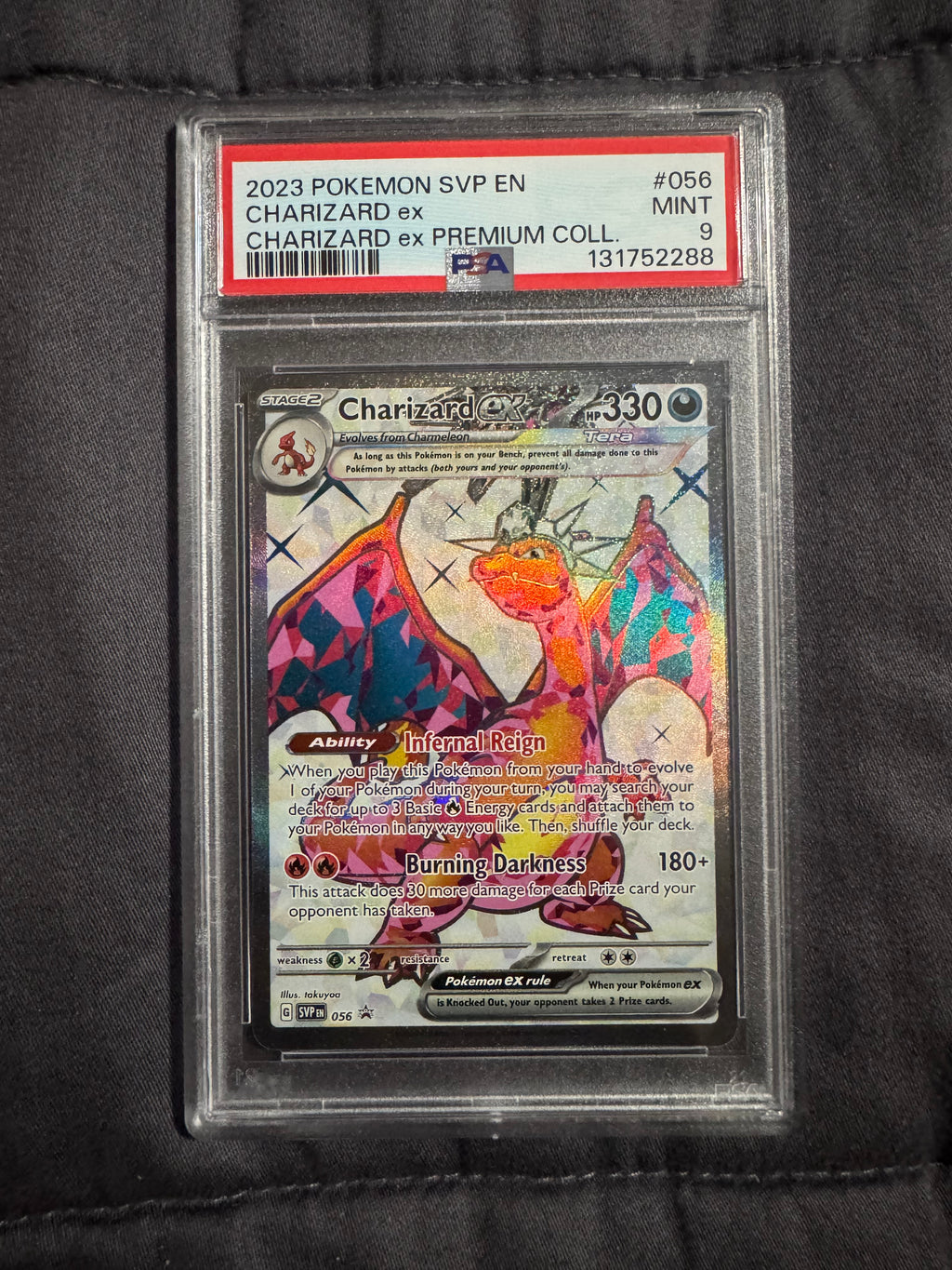 Pokémon TCG: CHARIZARD EX CHARIZARD EX PREMIUM COLL. PSA 9