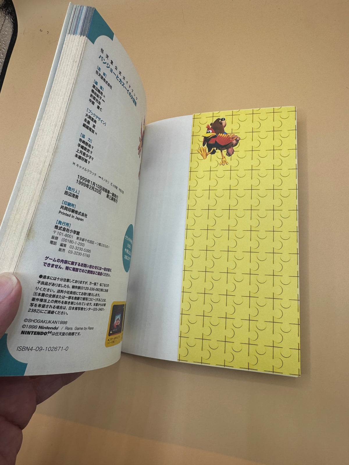 Banjo & Kazooie no Daibouken Nintendo Official Guidebook (Japanese import)