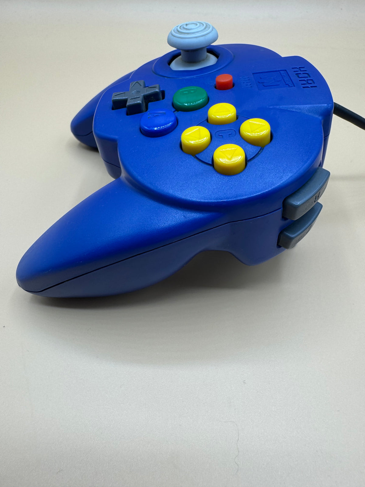 Blue Hori Mini Pad 64 Controller