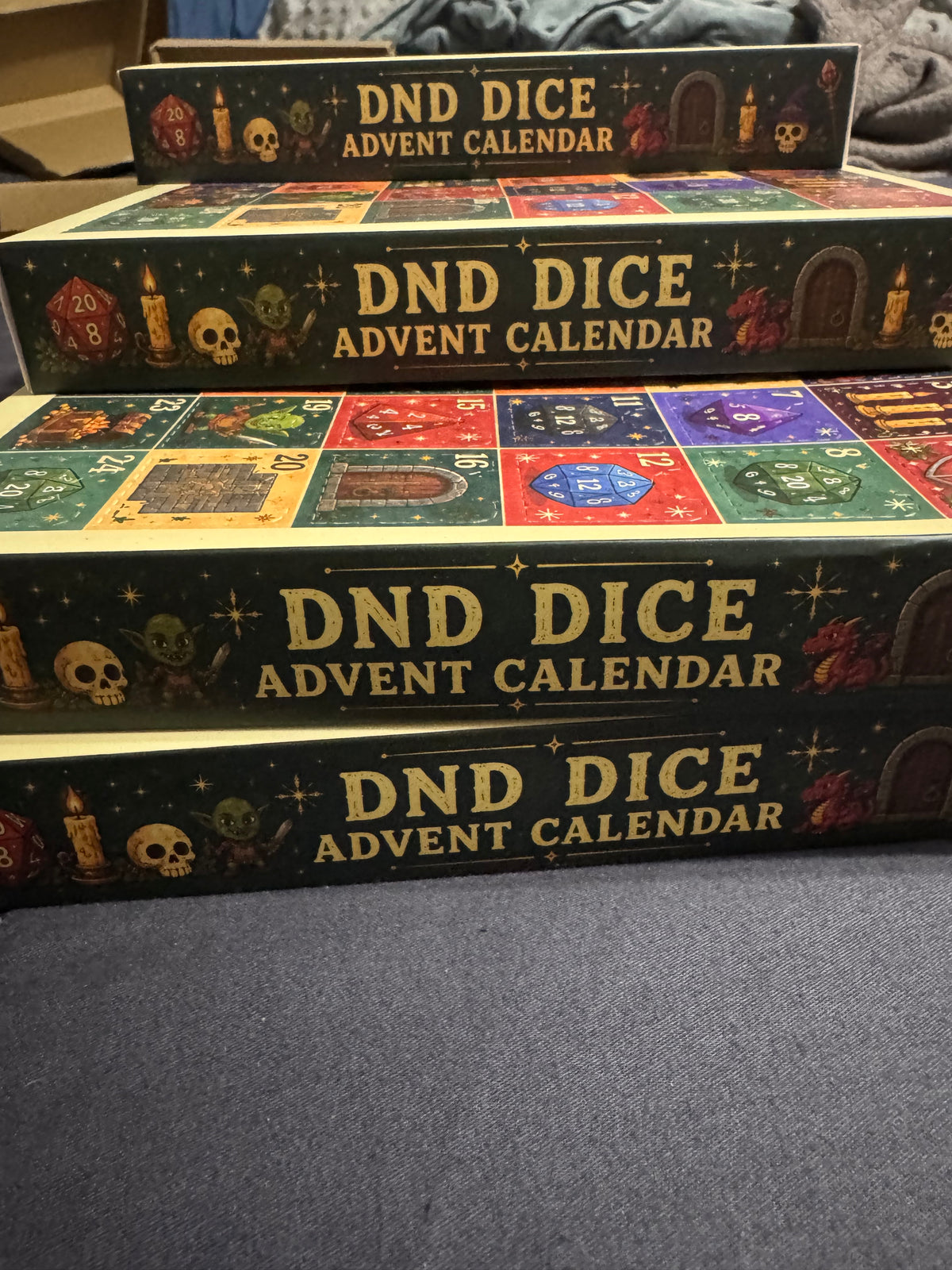 Dungeons and Dragons Dice Advent Calendar