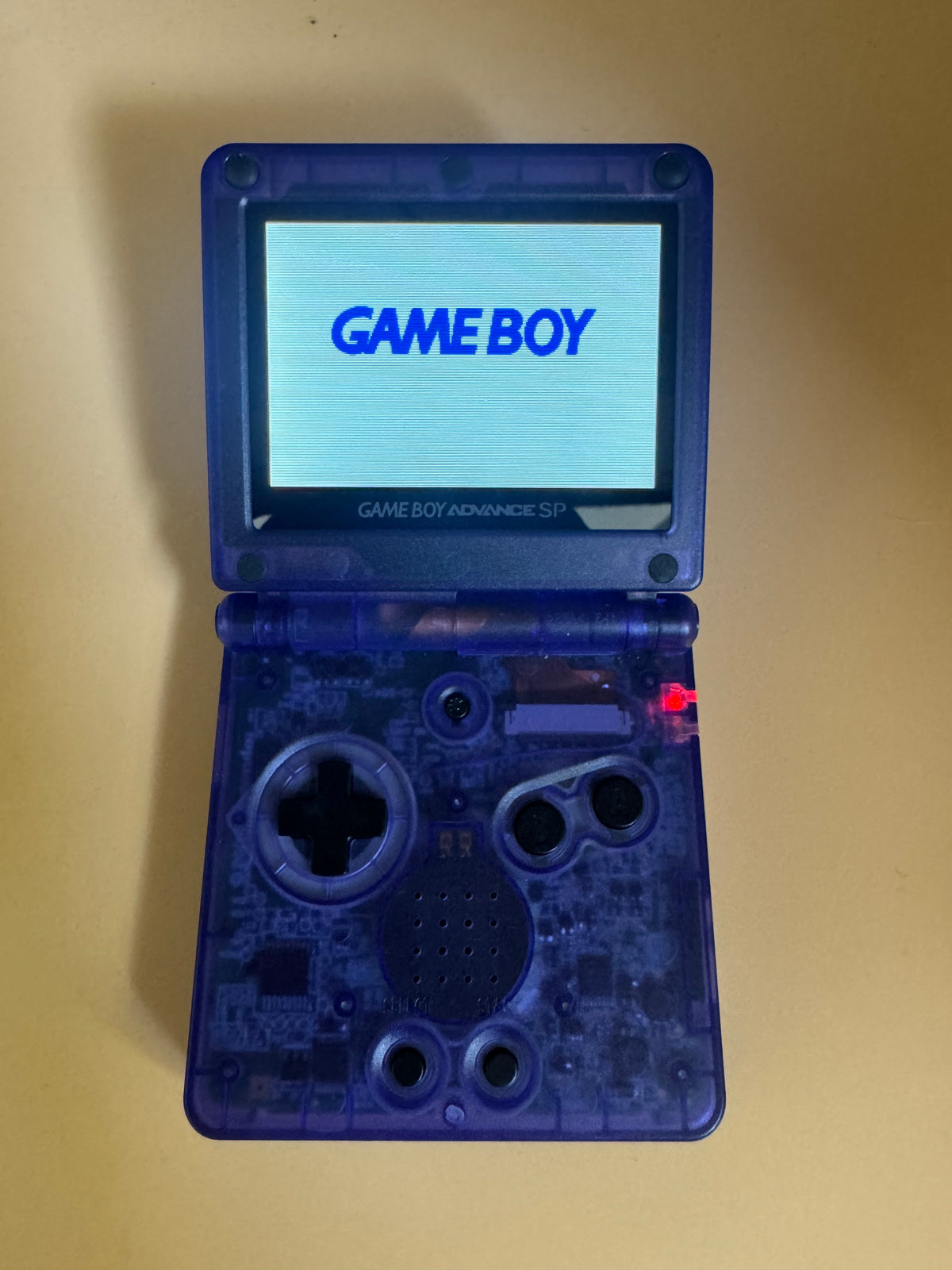 “Atomic Purple” Customized Gameboy Advance SP