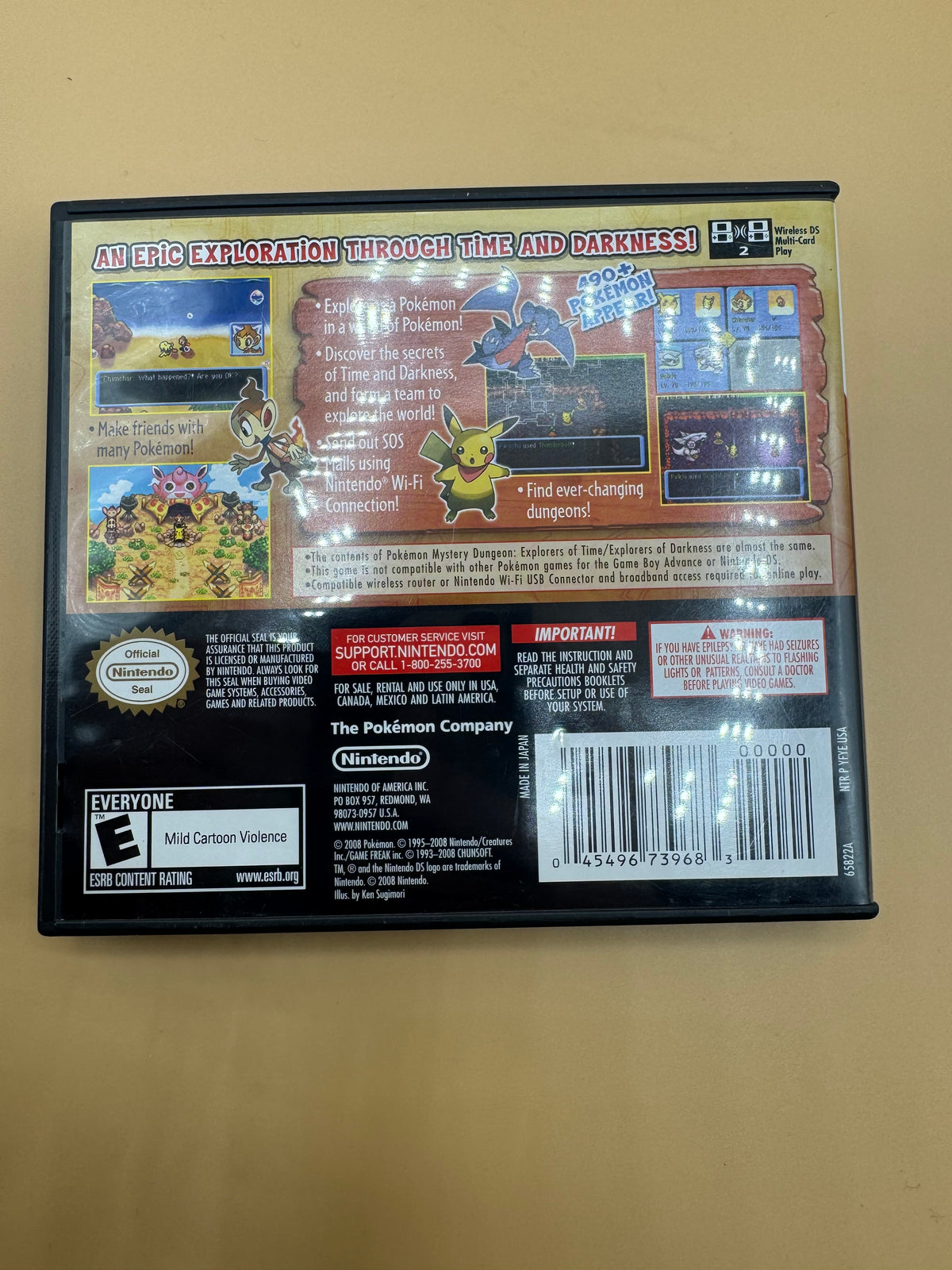 Pokémon Mystery Dungeon: Explorers of Darkness (Nintendo DS)
