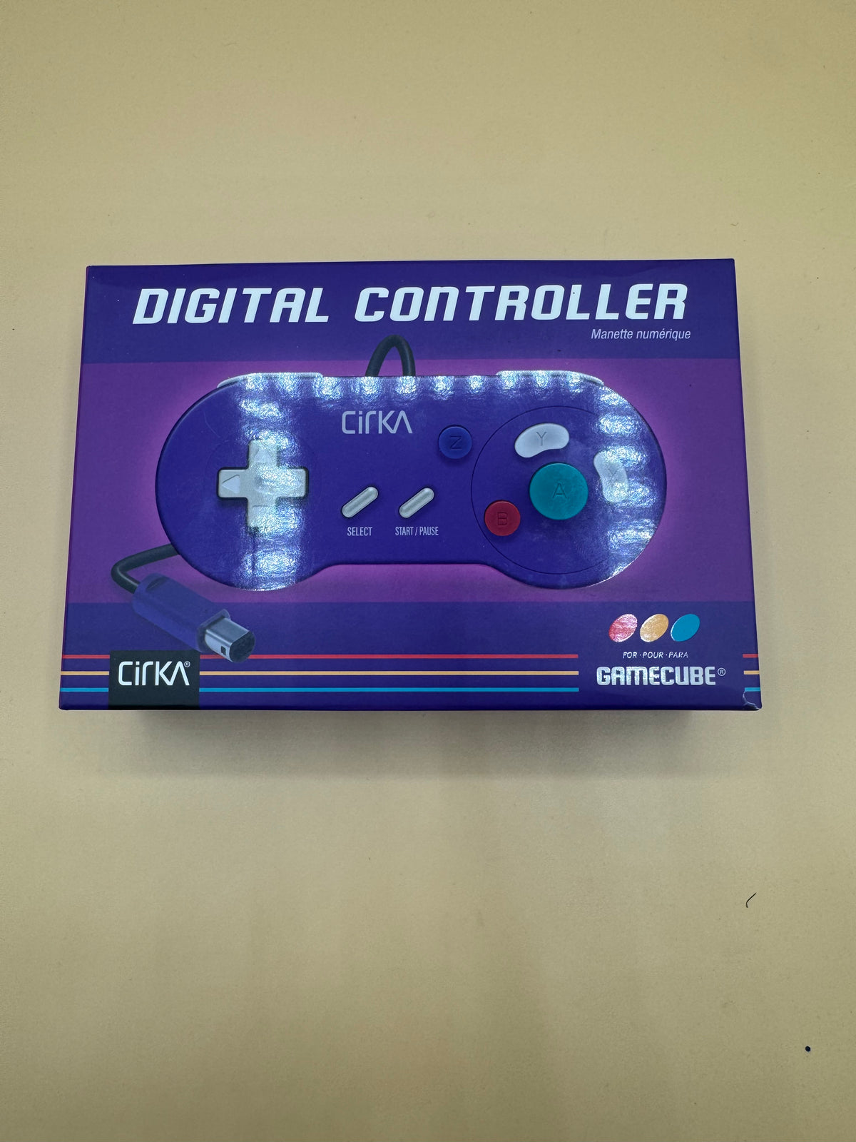 CirKA Digital Controller (Violet) for Nintendo GameCube