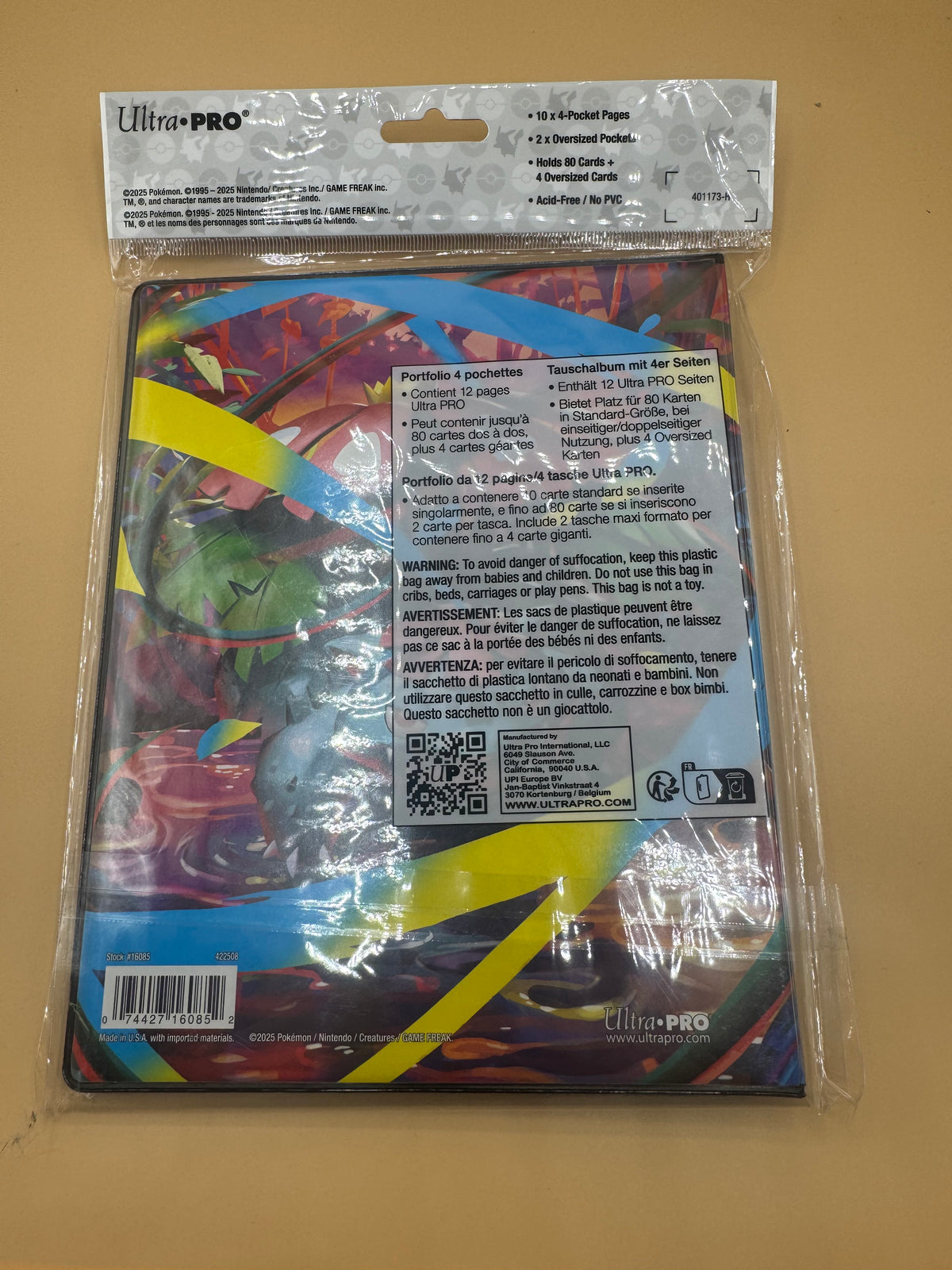 Pokemon TCG Ultra Pro Pokemon Gallery Series "Mega Evolution " 4-Pocket Portfolio