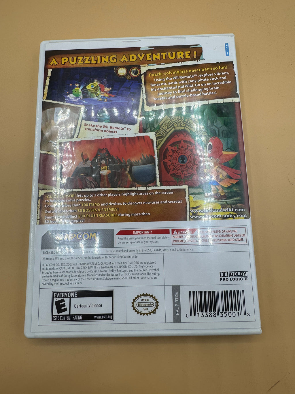 Zack and Wiki: Quest for Barbaros Treasure CiB