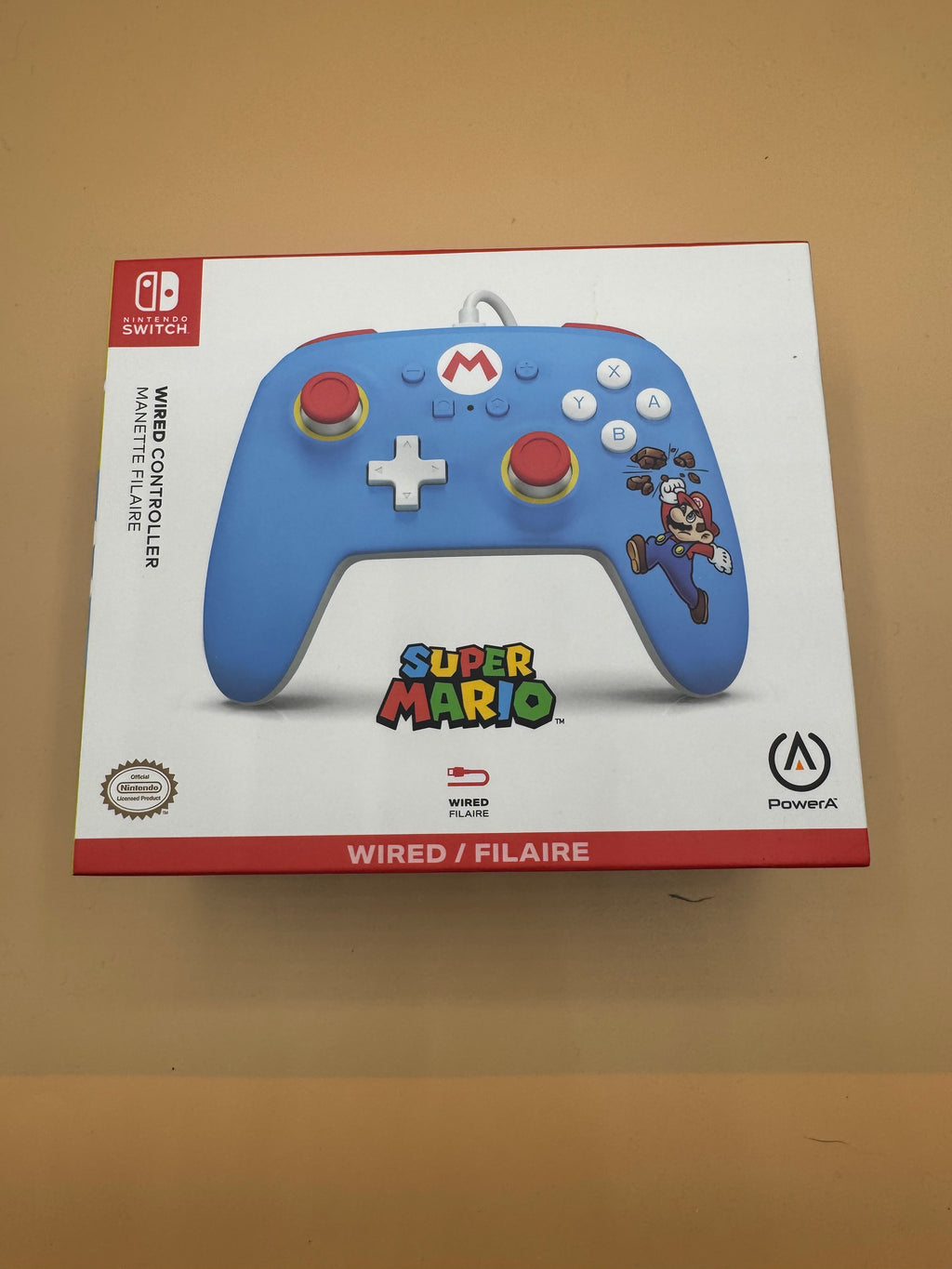 PowerA Wired Controller for Nintendo Switch (Super Mario Bros. Edition)
