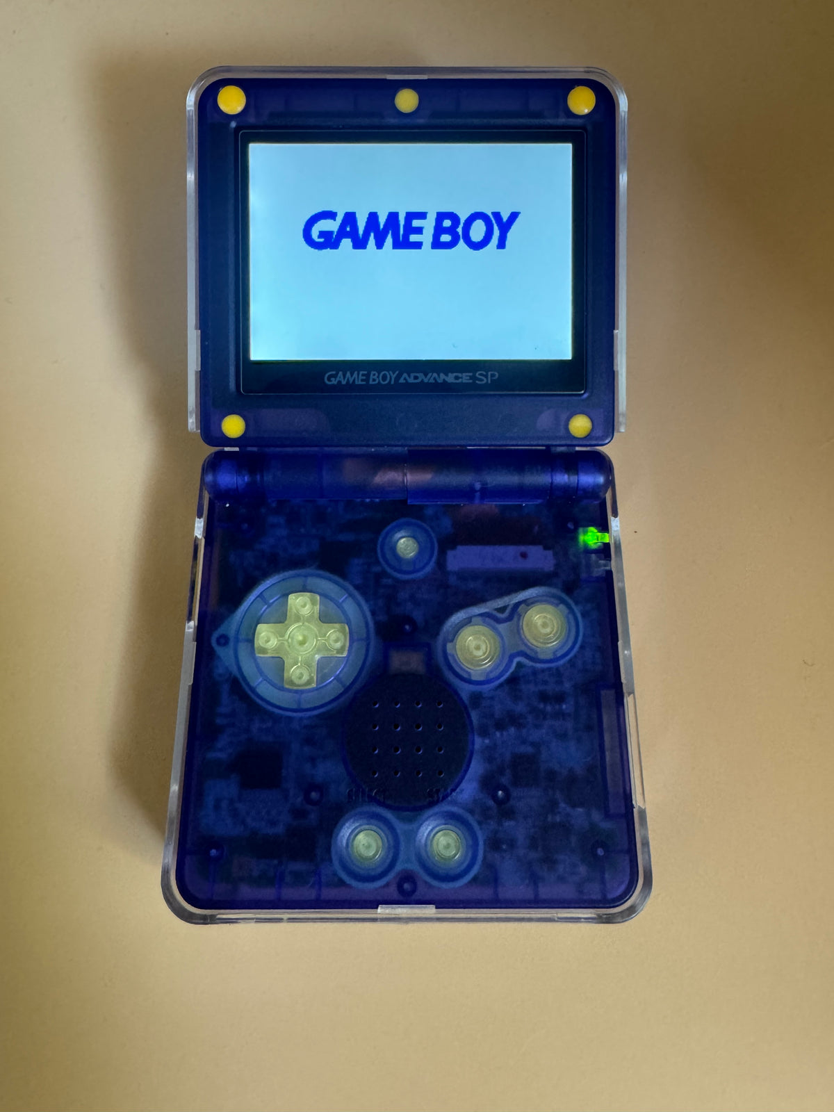 Customized Gameboy advance SP with hard Case