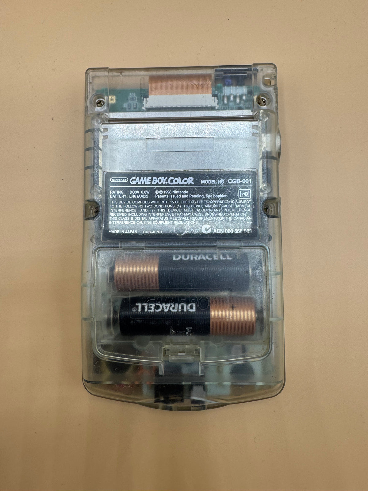 Clear Gameboy Color (Japanese Edition)
