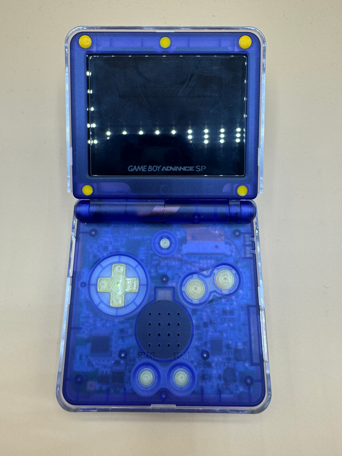 Customized Gameboy advance SP with hard Case
