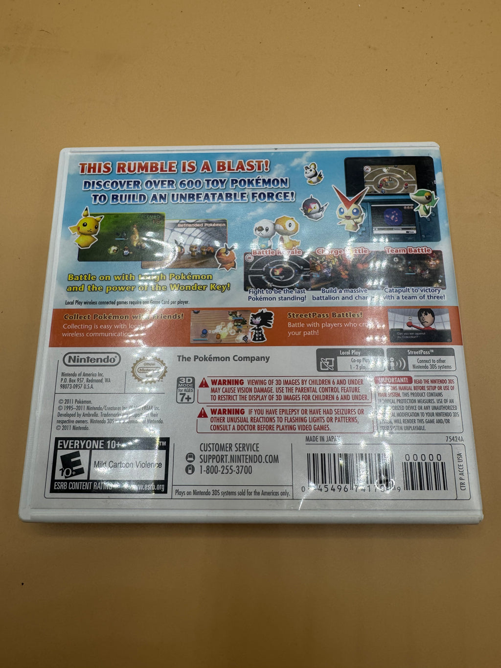 Pokémon Rumble Blast CiB
