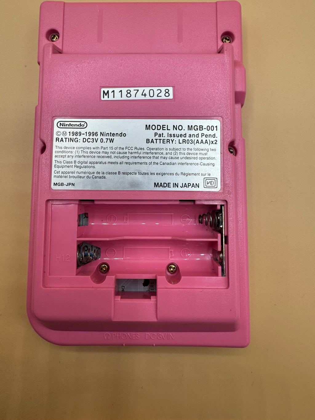 Pink Gameboy Pocket