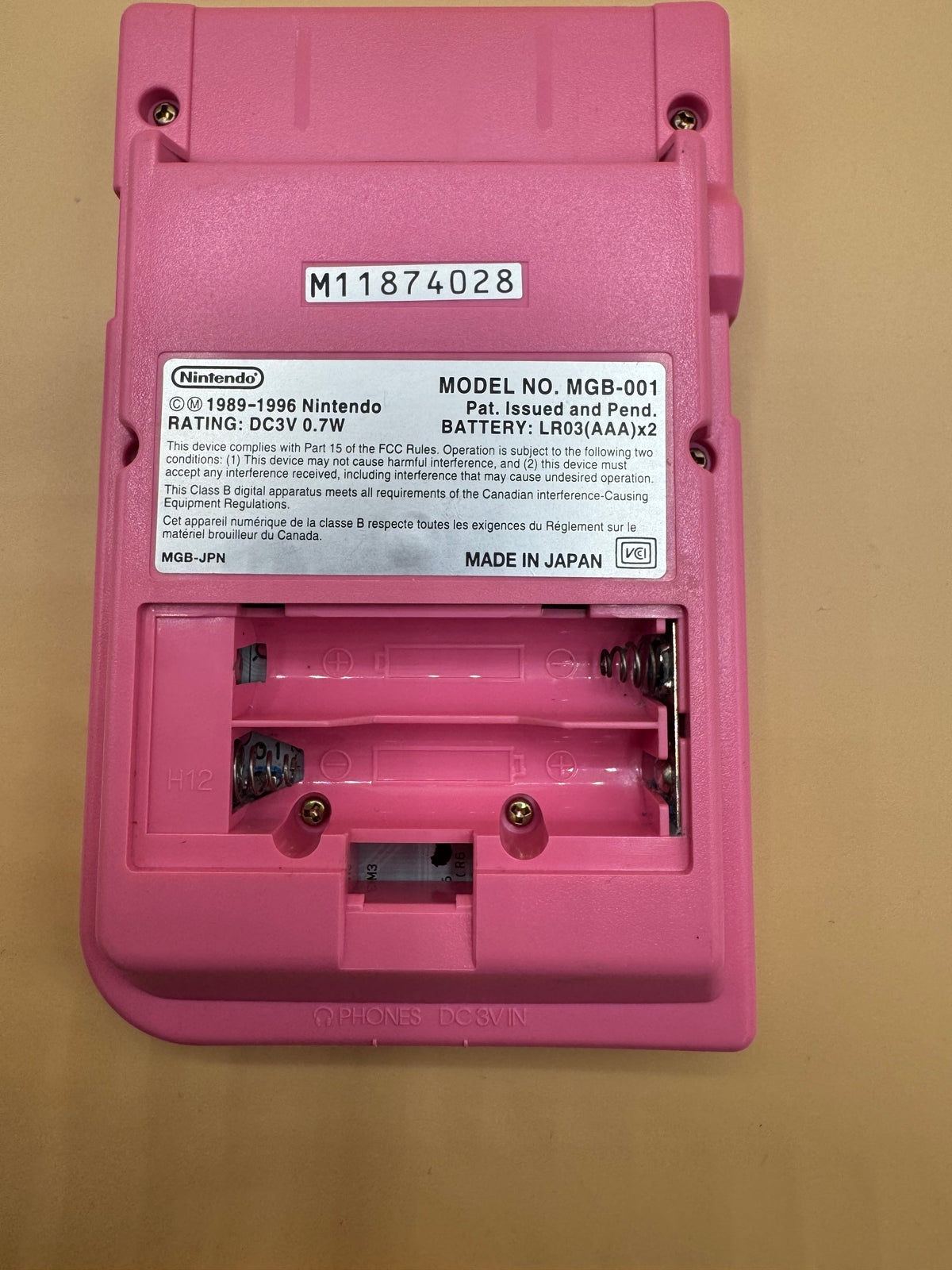 Pink Gameboy Pocket