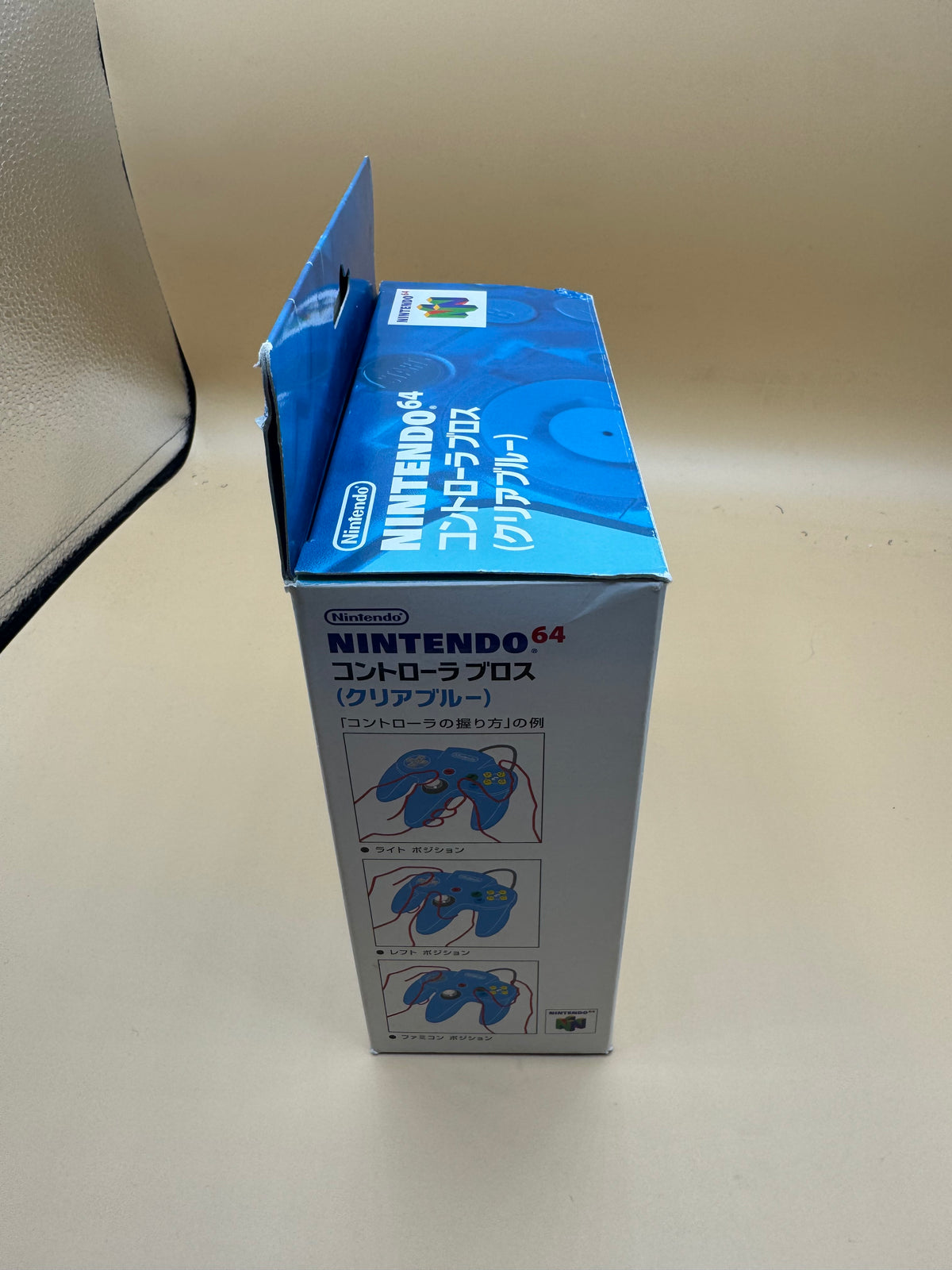Ice Blue/Clear White Nintendo 64 Controller (Japanese import) CiB