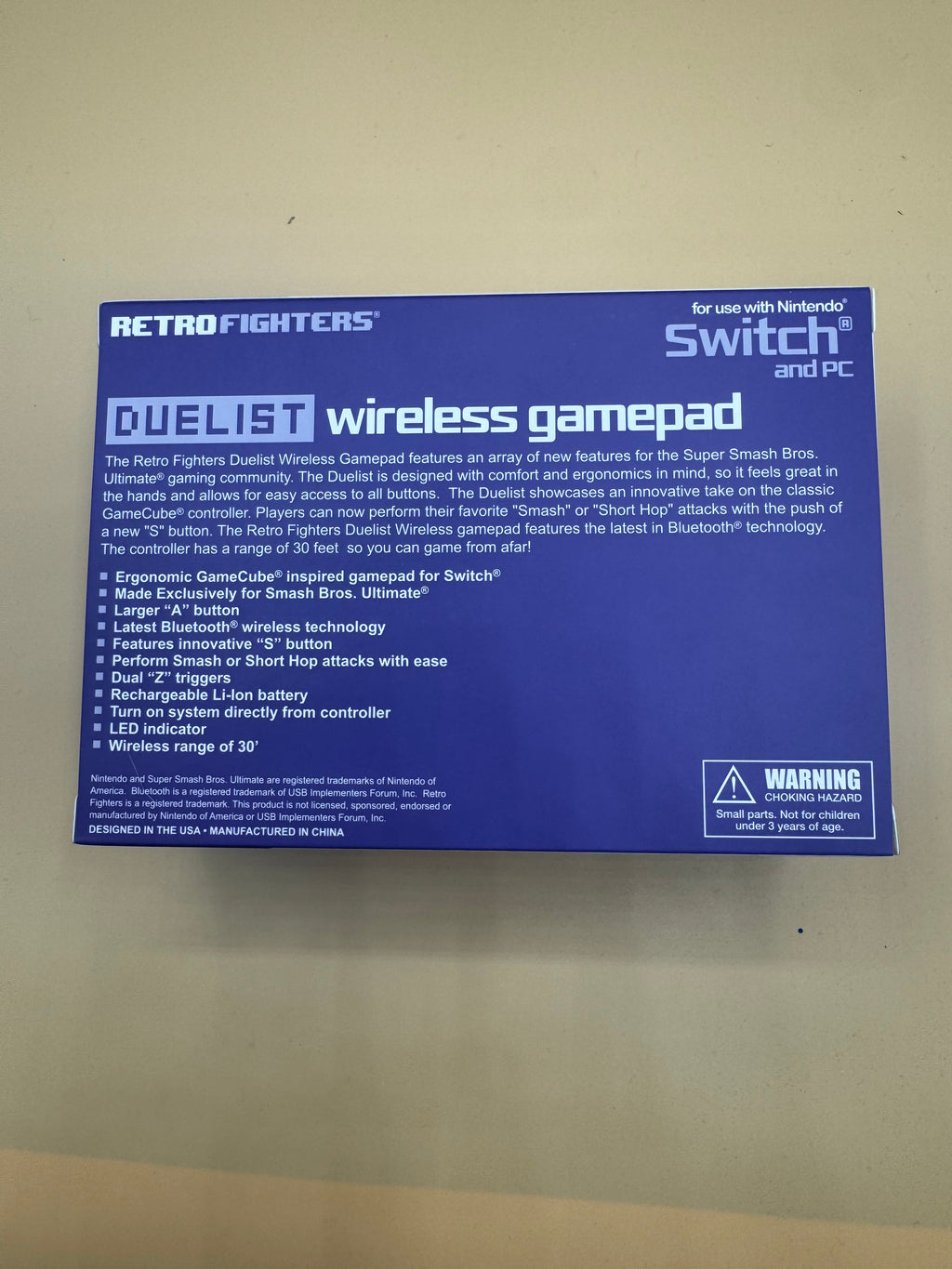 RetroFighters “Duelist” Wireless Gamepad for Nintendo Switch