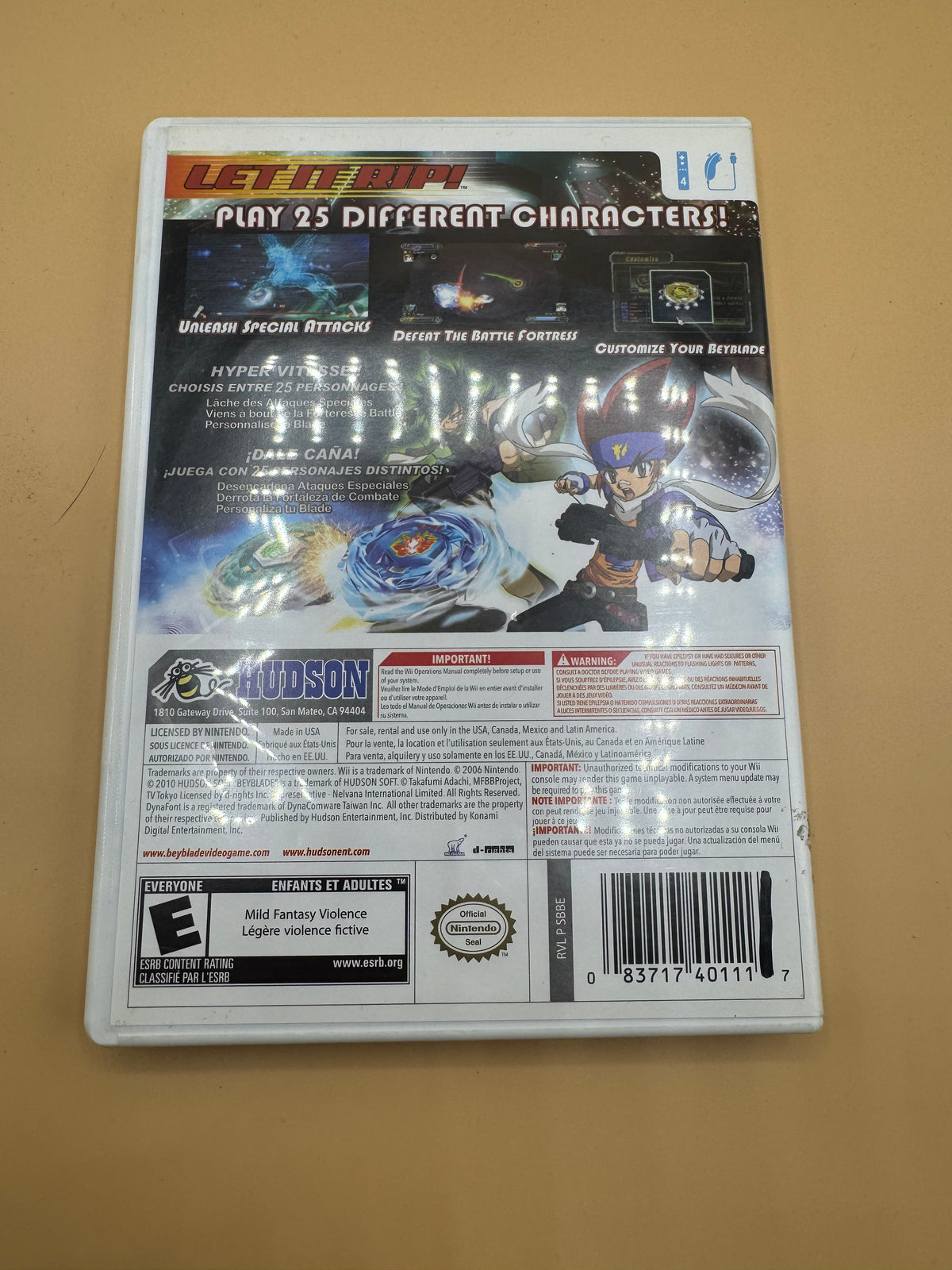 Beyblade Metal Fusion Battle Fortress CiB