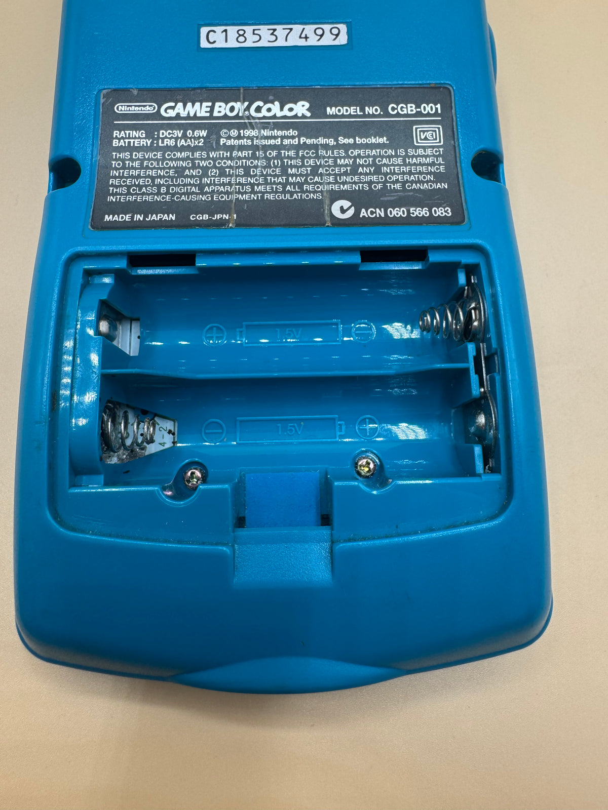 Nintendo Gameboy Color (Teal)