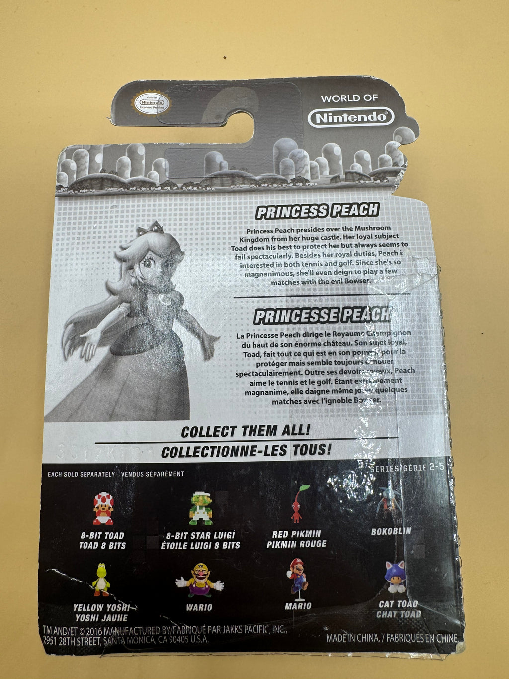 Jakks Pacific World of Nintendo Princess Peach Prototype Series