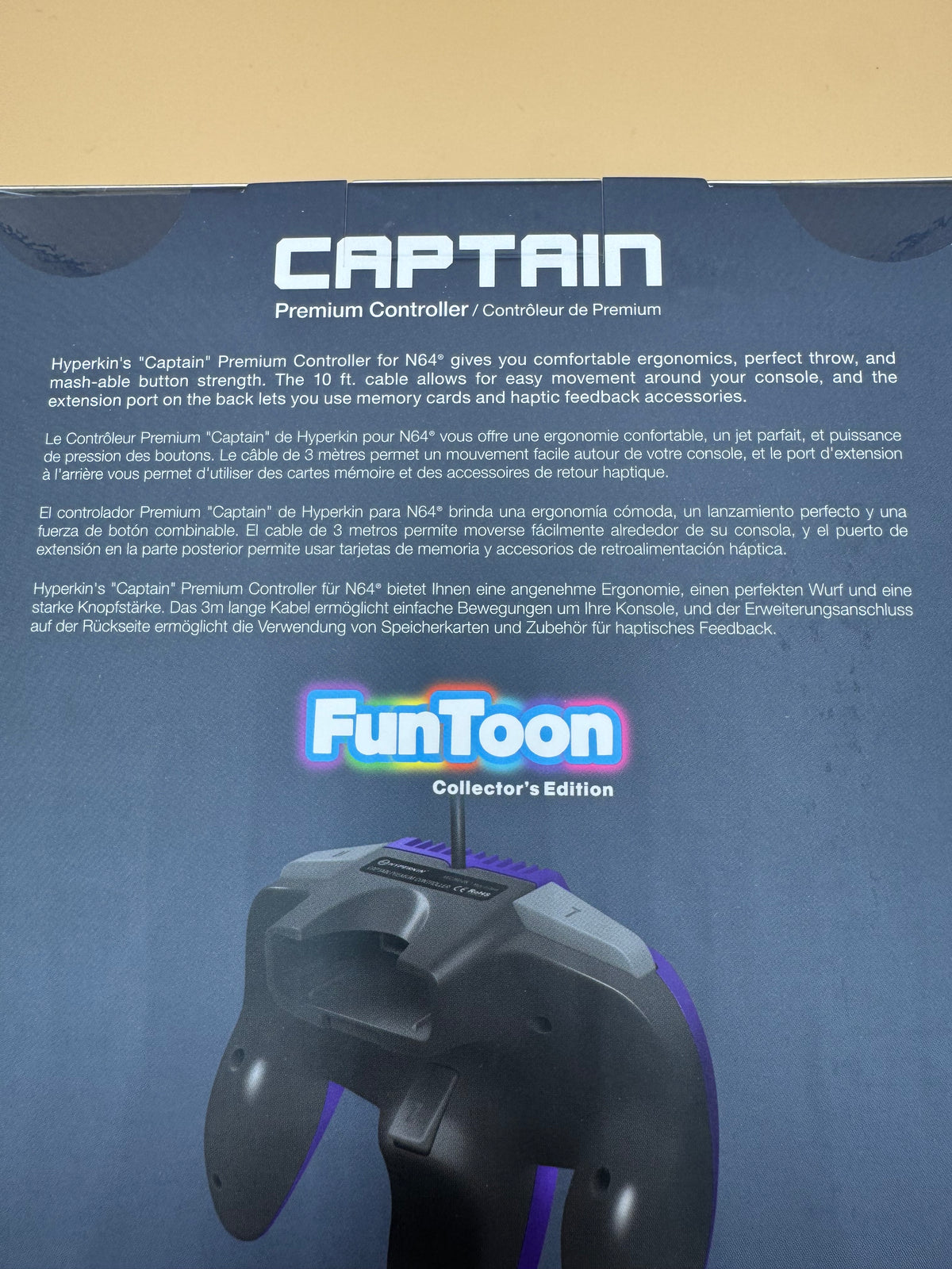 Hyperkin Captain Premium Controller (FunToon Collector's Edition) “Rival Purple”