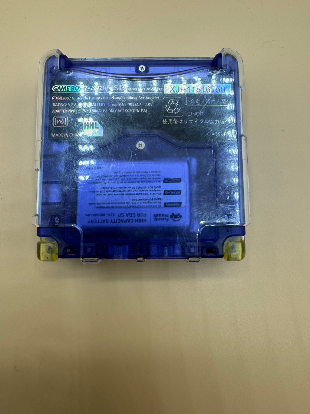 Customized Gameboy advance SP with hard Case