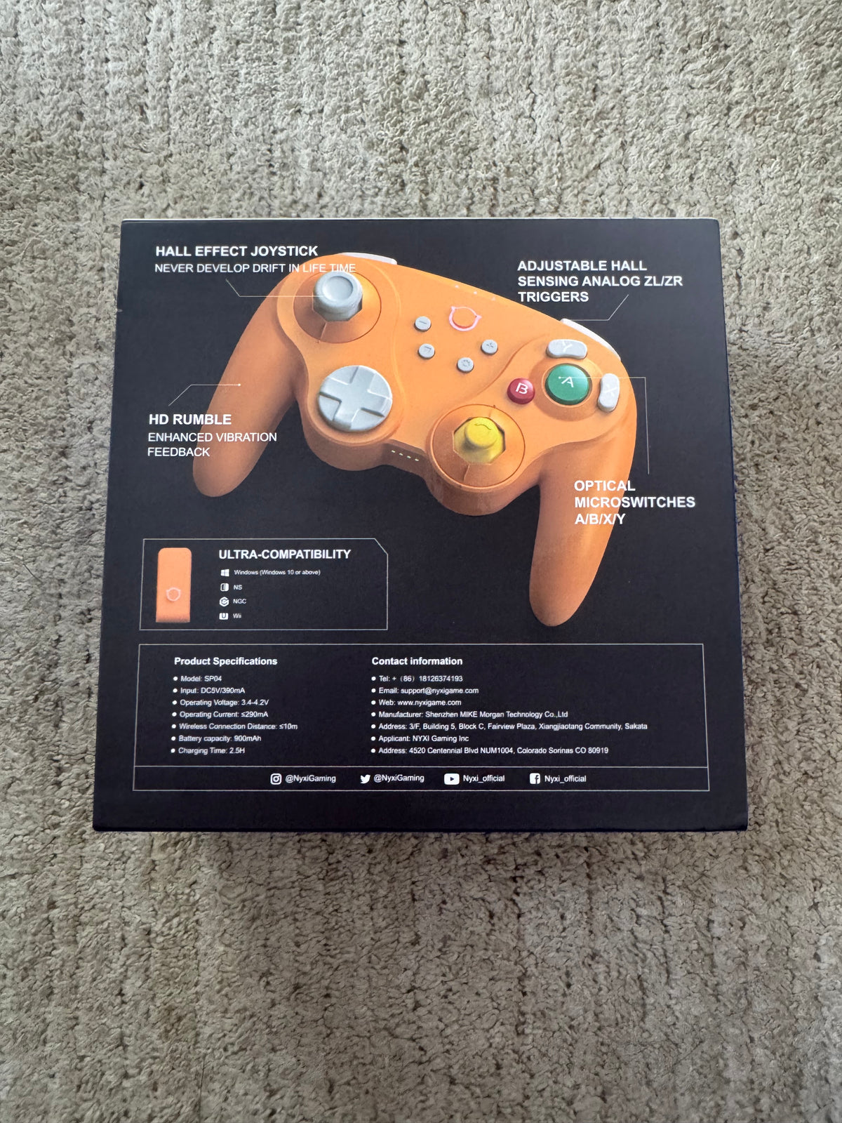 NYXI Warrior Bluetooth Controller  "Spice Orange"