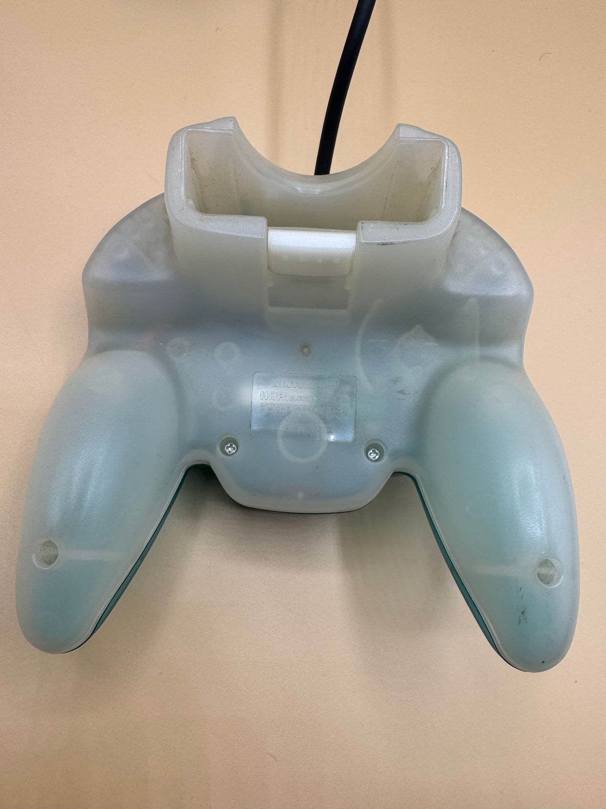 Clear Blue/White Hori Mini Pad 64 Controller
