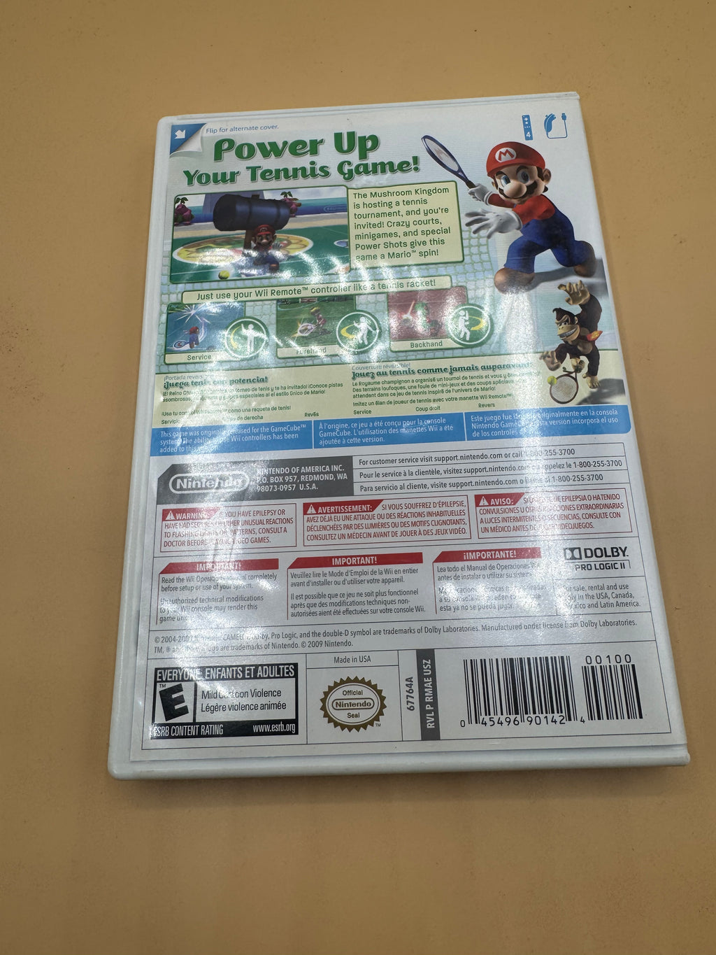 Mario Power Tennis CiB