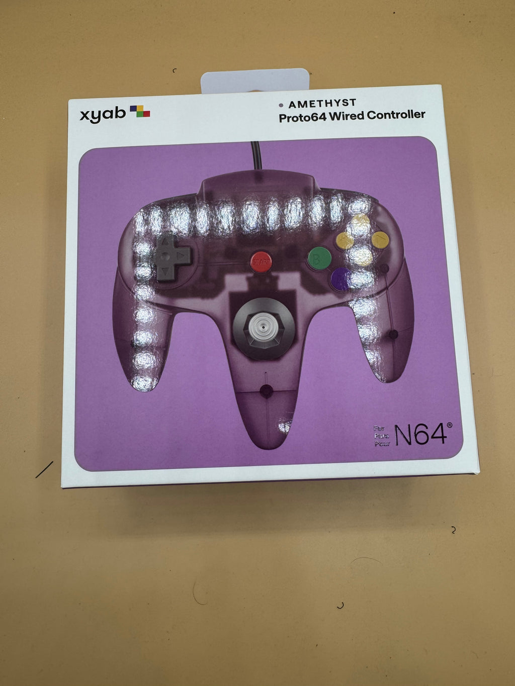 XYAB “Proto64” Wired Controller (Amethyst/atomic purple)