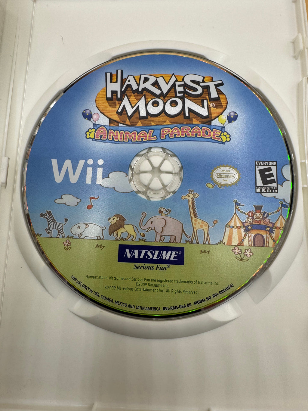 Harvest Moon Animal Parade CiB
