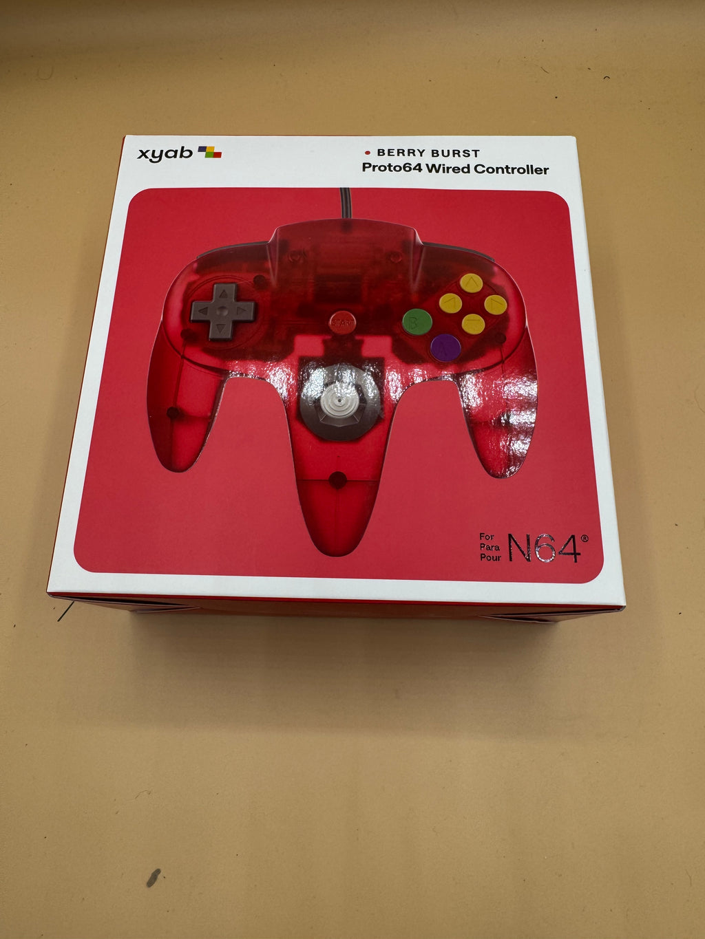 XYAB “Proto64” Wired Controller (Berry Burst)