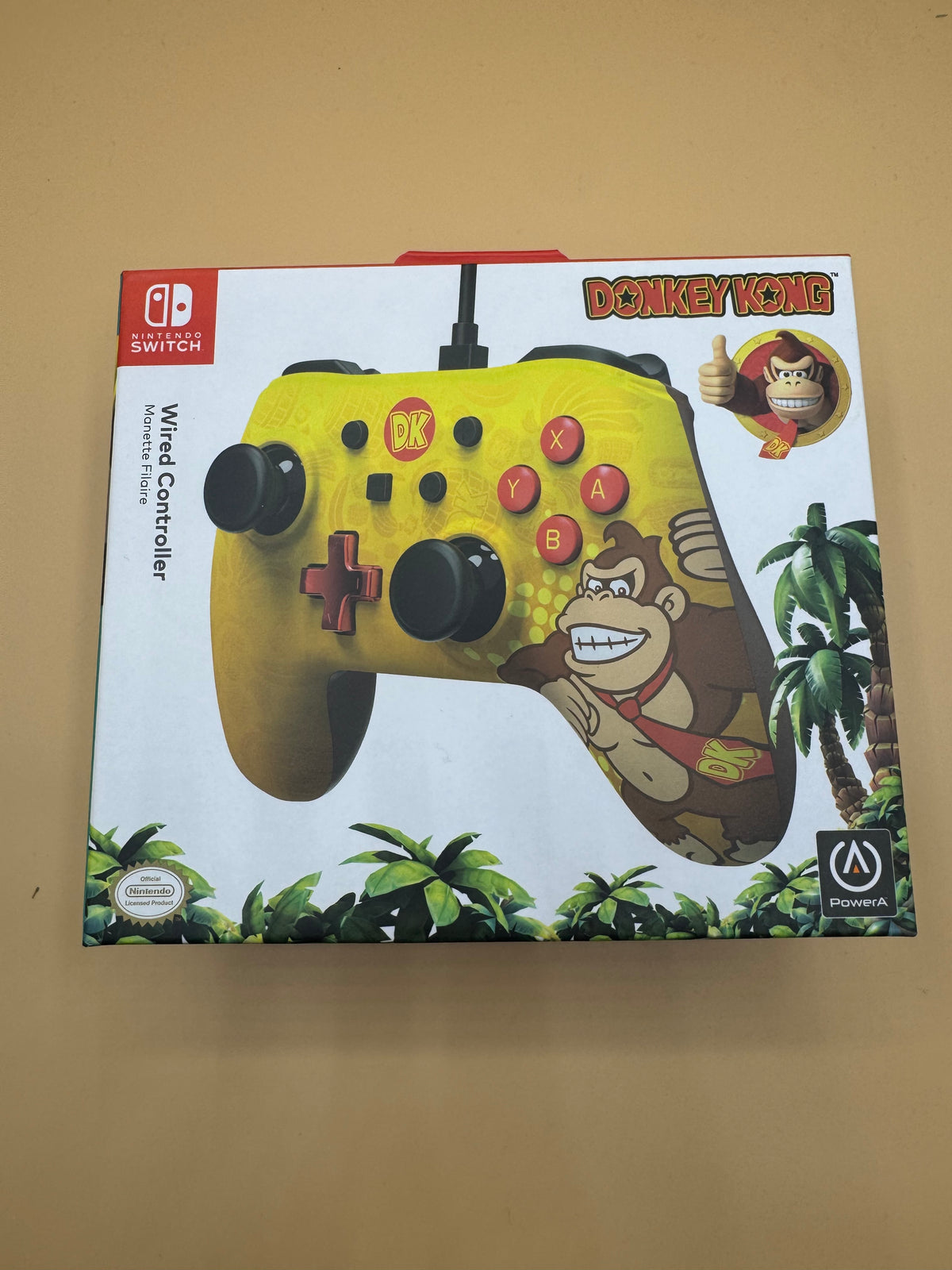 PowerA Donkey Kong Wired Controller for Nintendo Switch