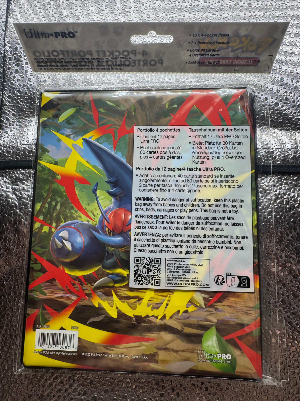 Pokémon TCG Ultra Pro - Pokémon 4-Pocket Portfolio: Mega Evolution - Phantasmal Flames