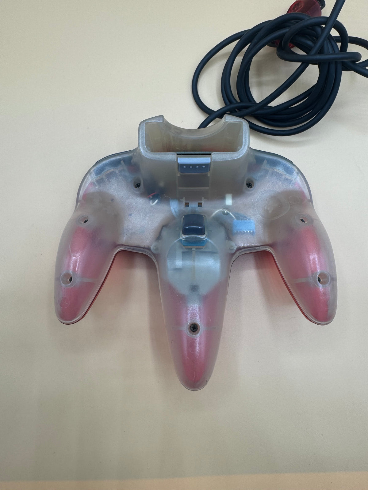 Clear Red/White Nintendo 64 Controller (Japanese import)