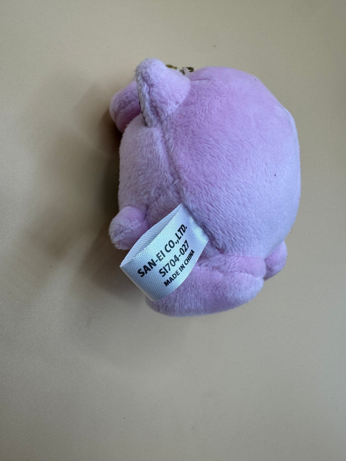 Sanei Boeki Pokémon All Star Collection Jigglypuff Mascot Keychain
