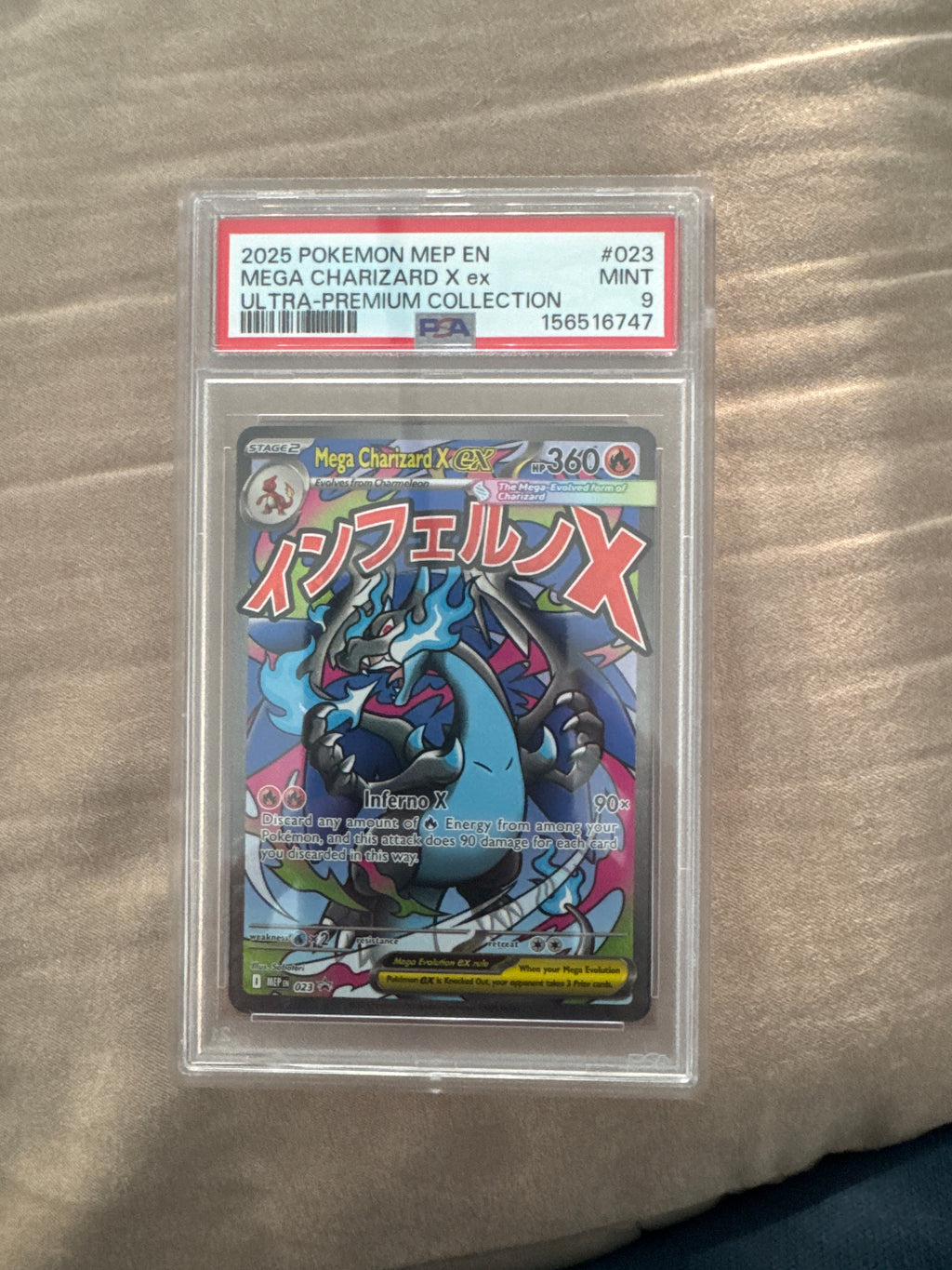 Pokémon TCG: Mega Charizard X ex Ultra-premium coll. Promo PSA 9