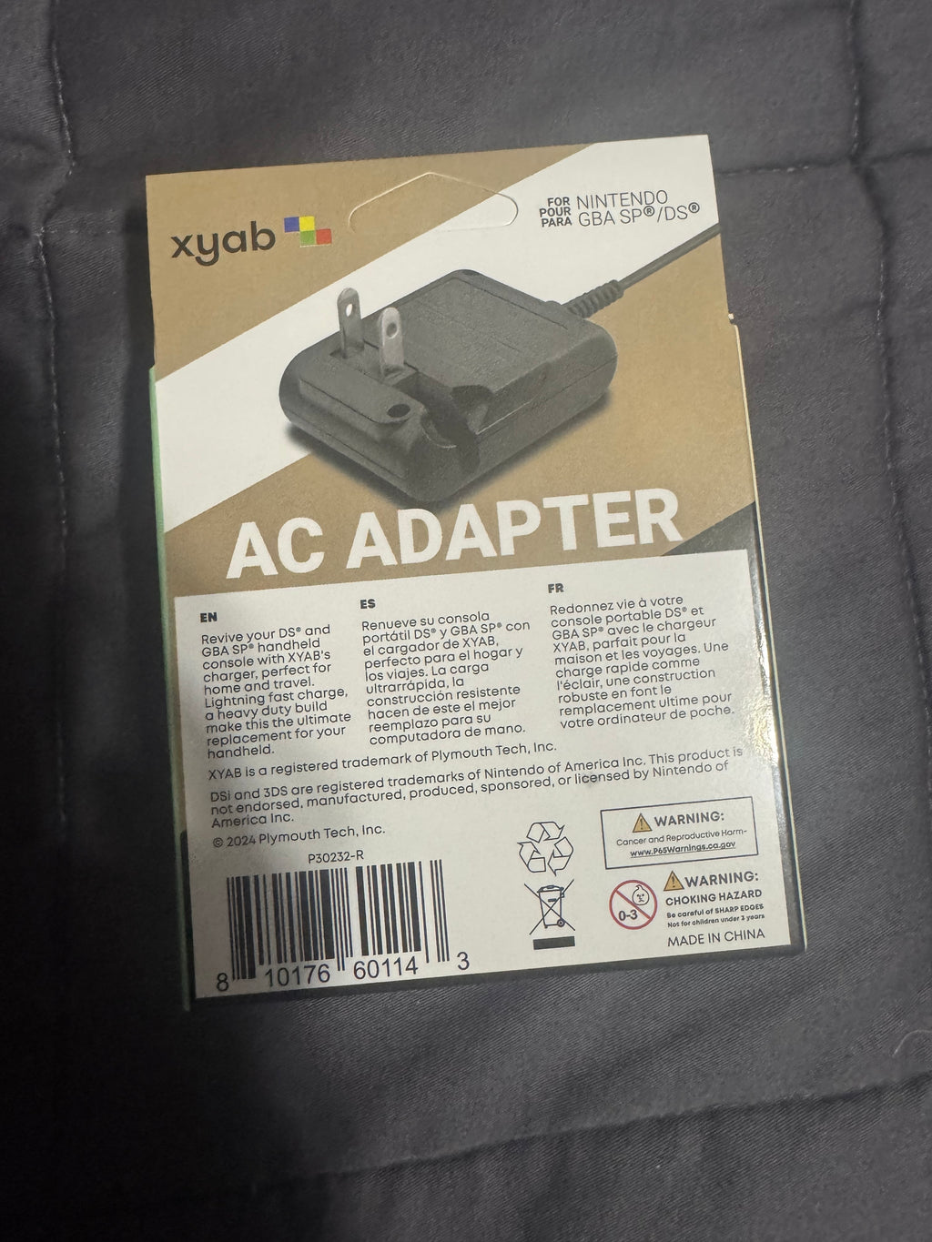 AC Adapter for Gameboy Advance SP and Original Nintendo DS