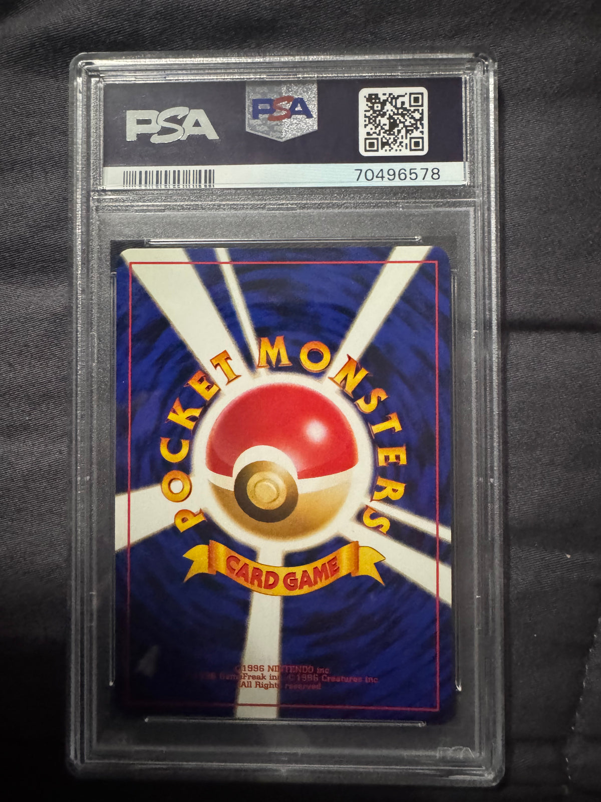 Pokémon TCG: Unown A Holo NEO (Japanese) PSA 9