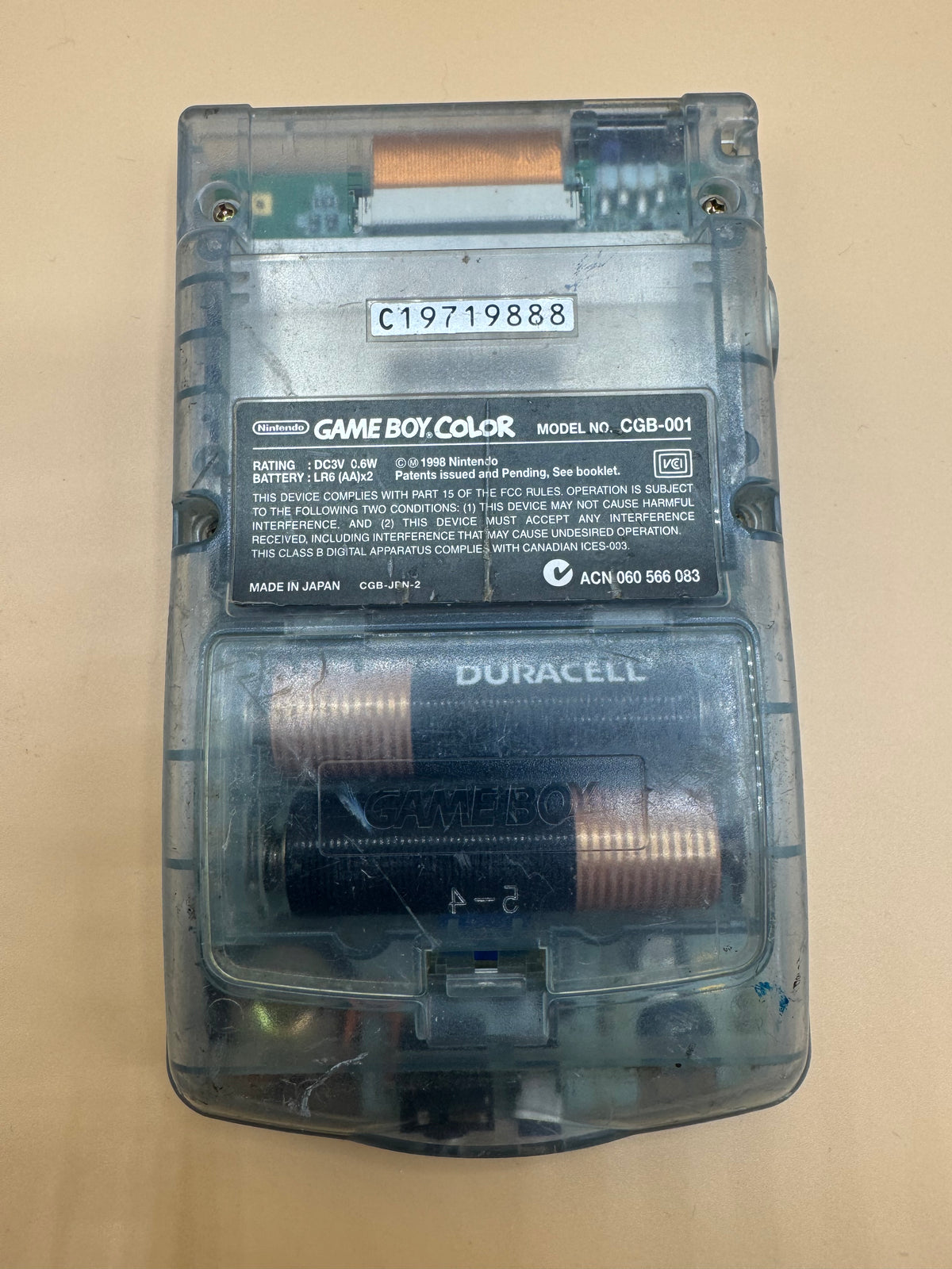 Limited Edition Tsutaya Water Blue Gameboy Color