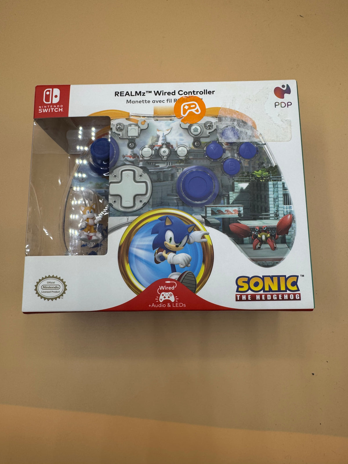 PDP REALMz Wired Controller for Nintendo Switch “Sonic the Hedgehog: Tales”