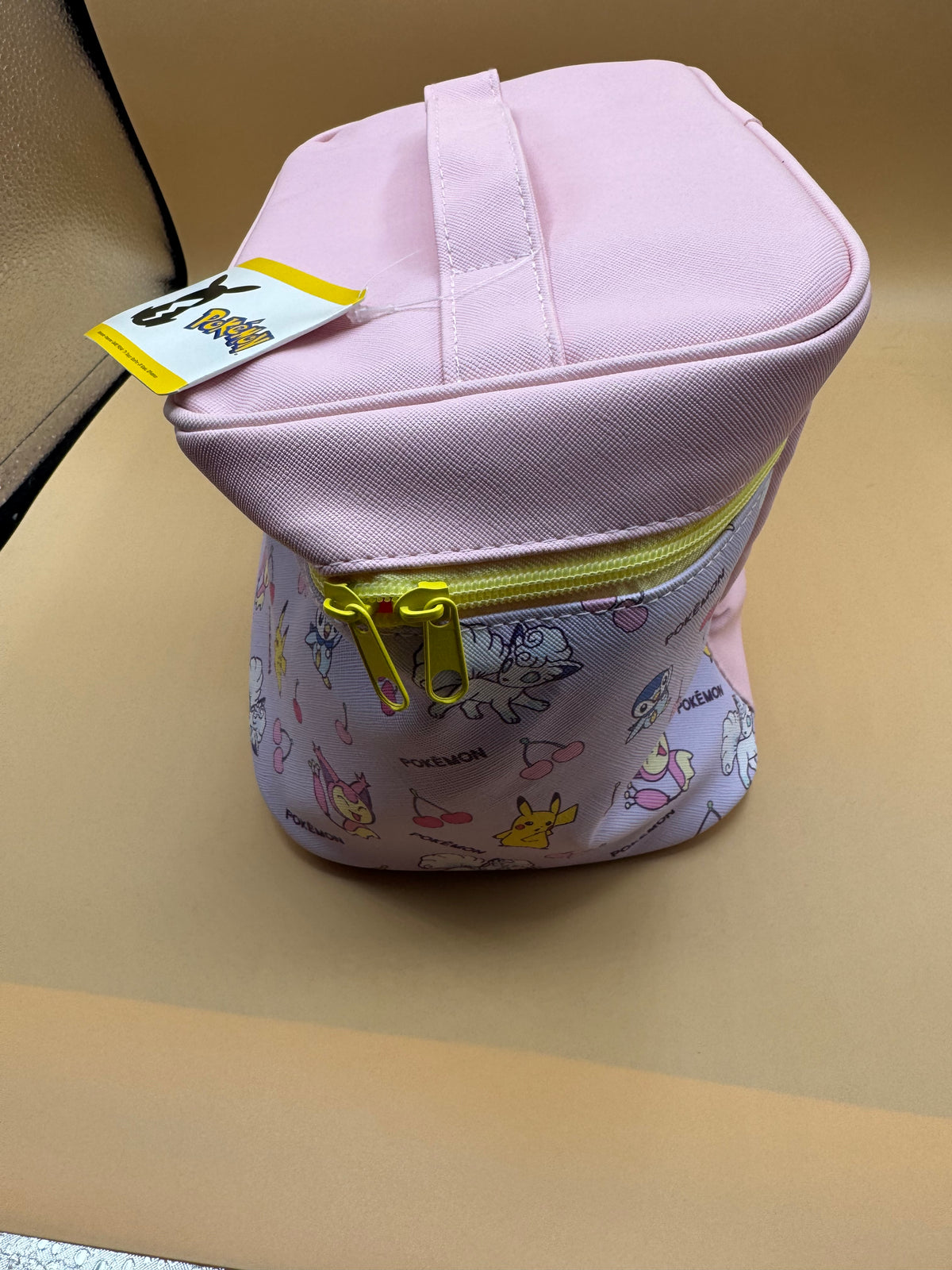 Pokémon Premium Printed Pattern Vanity Pouch (Pink Cherry Version)