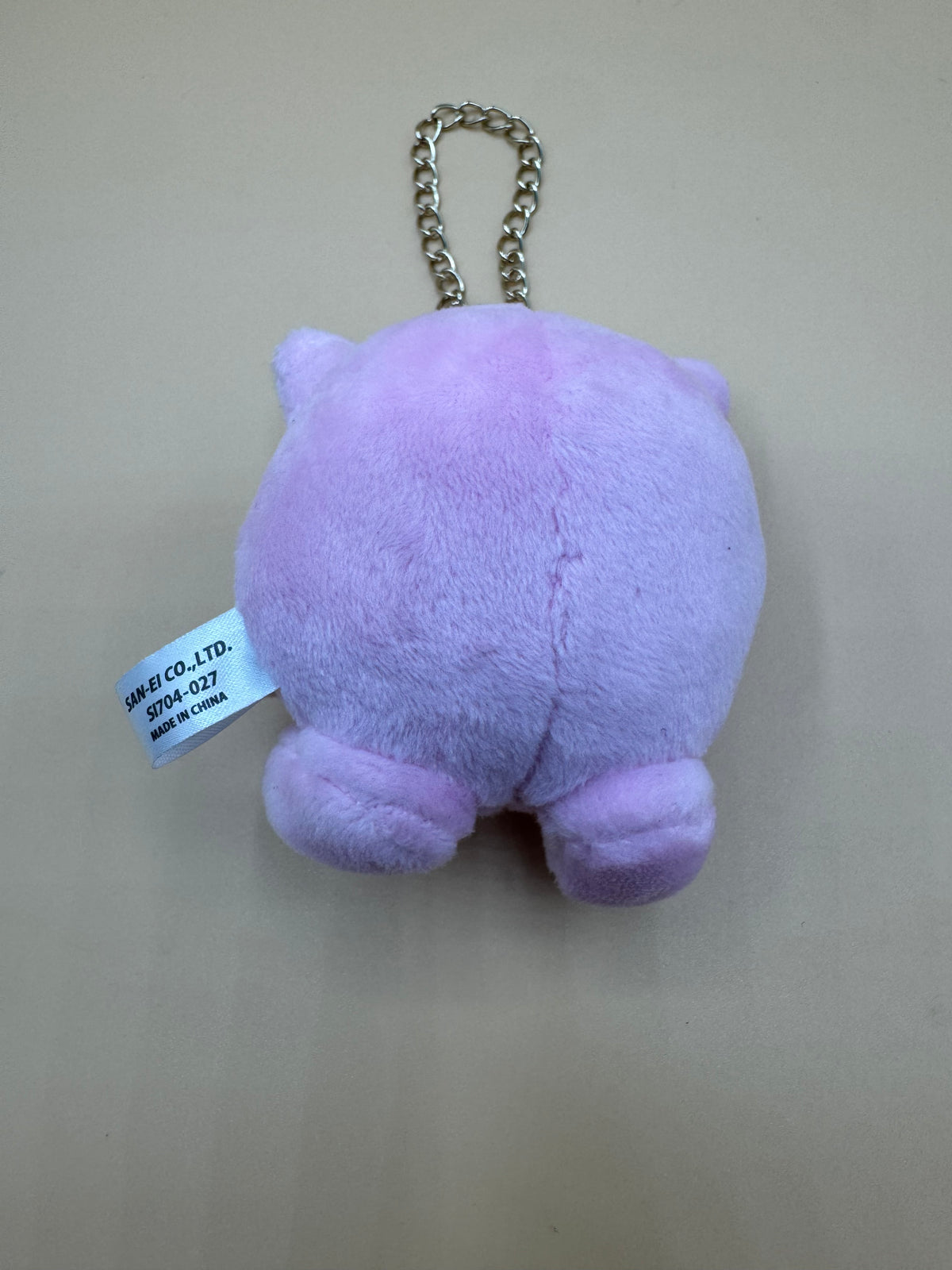 Sanei Boeki Pokémon All Star Collection Jigglypuff Mascot Keychain