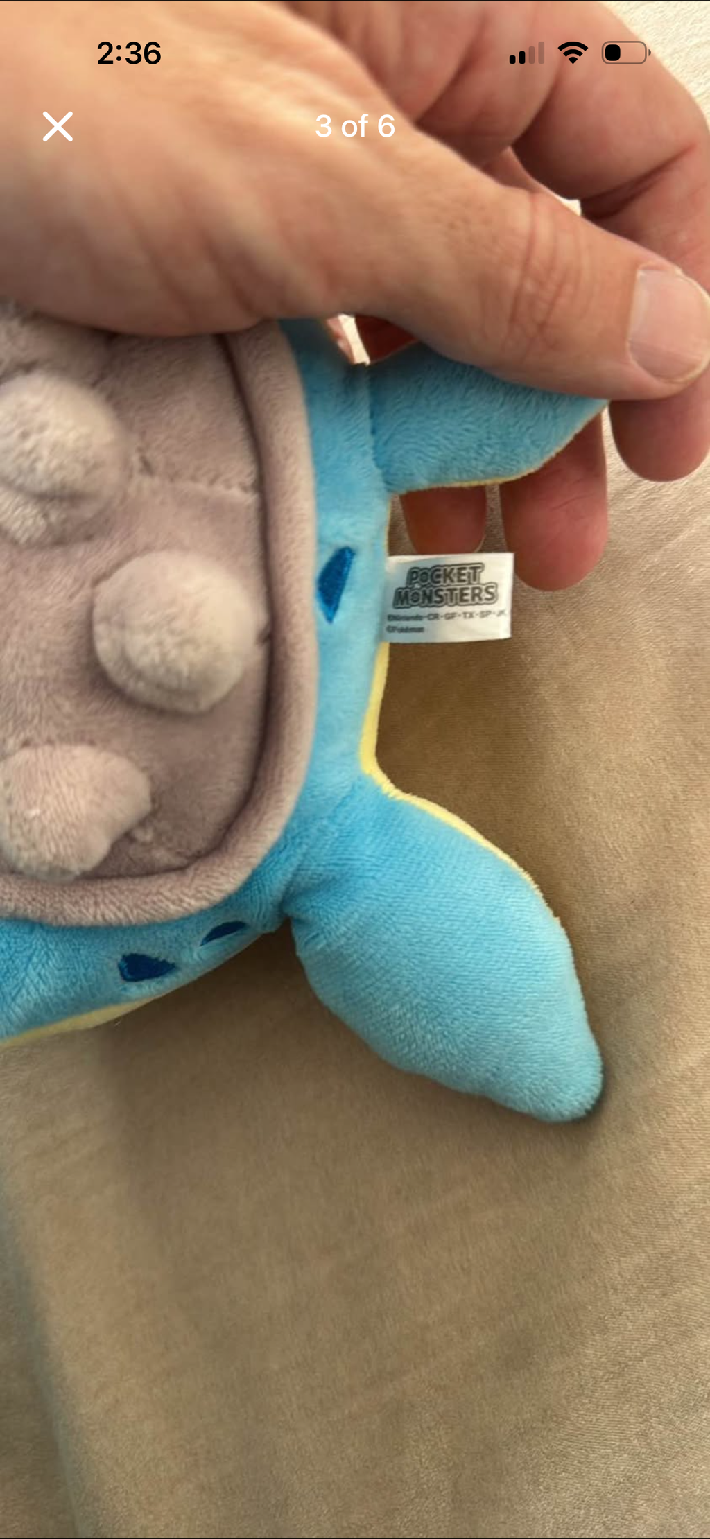 Pokémon “Lapras” San-Ei  plushie (Japanese import)