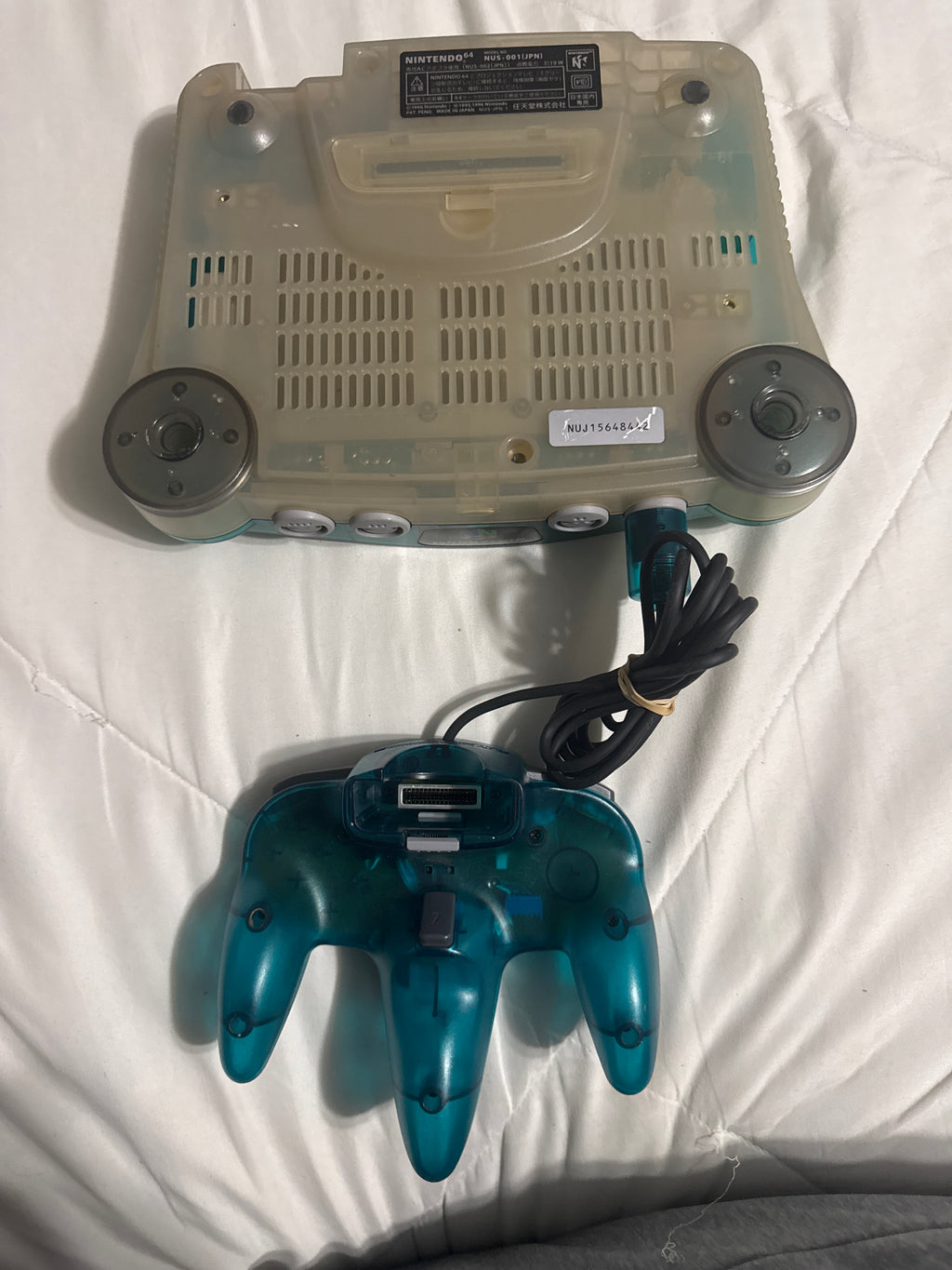 Ice Blue/clear Funtastic Nintendo 64 Region Free