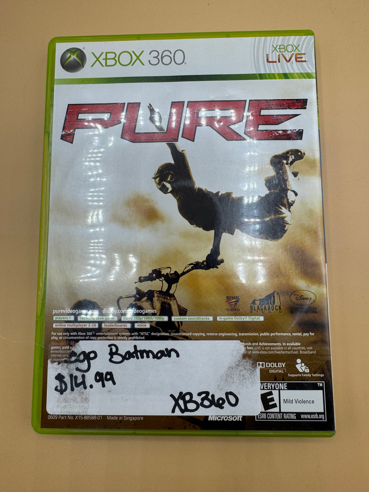 Lego Batman/Pure double game CiB