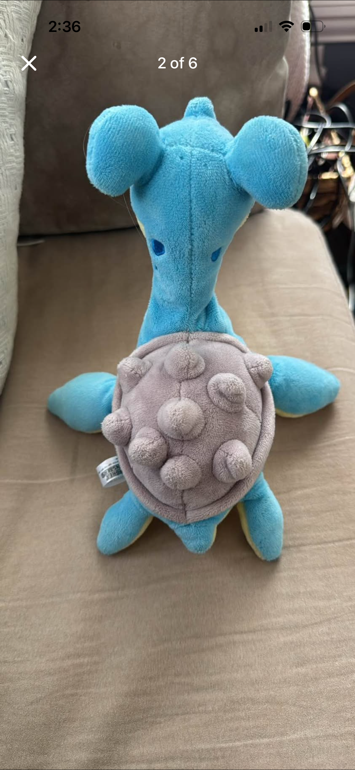 Pokémon “Lapras” San-Ei  plushie (Japanese import)